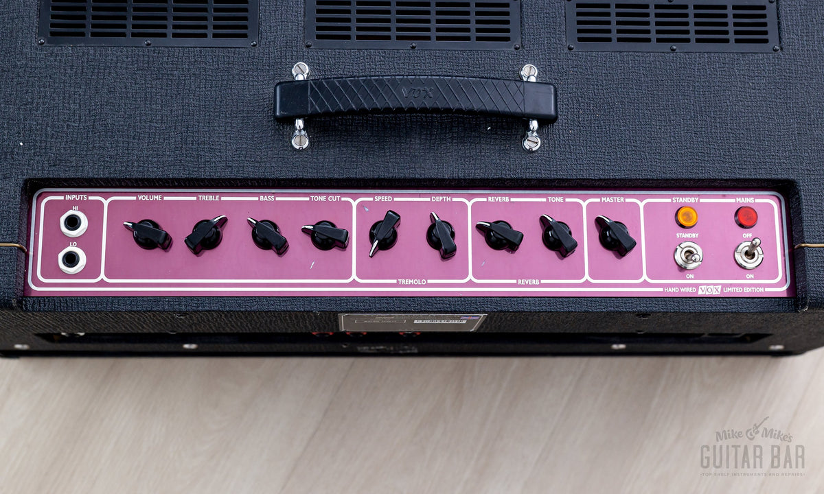 Vox AC30HWH control panel