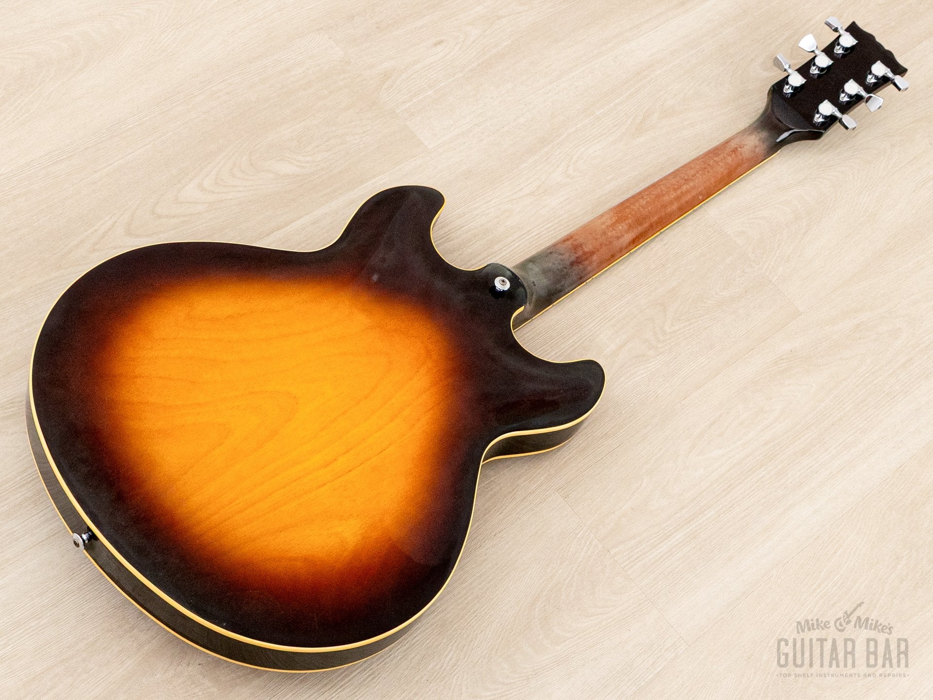 1987 Yamaha Super Axe SA-1800 Vintage Carved Top Semi-Hollow Guitar Br