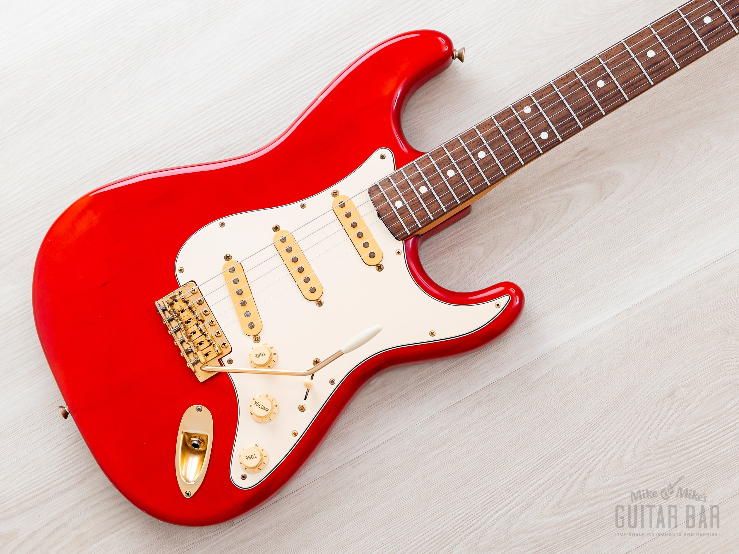 1992 Fender Custom Edition '57 Stratocaster ST57G-65 Charcoal Red w/ G