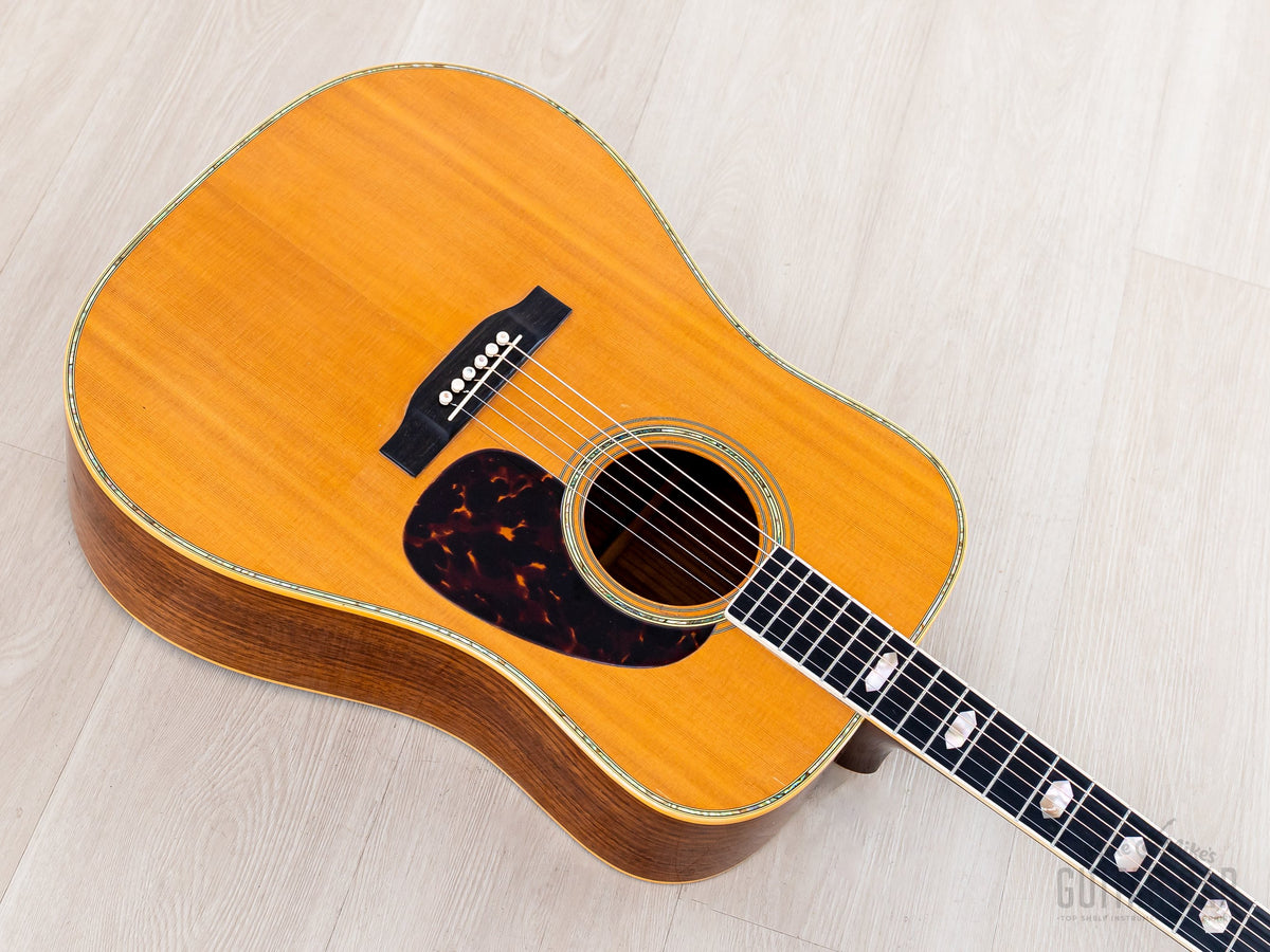 1971 Martin D-41 - fretboard hexagon inlays