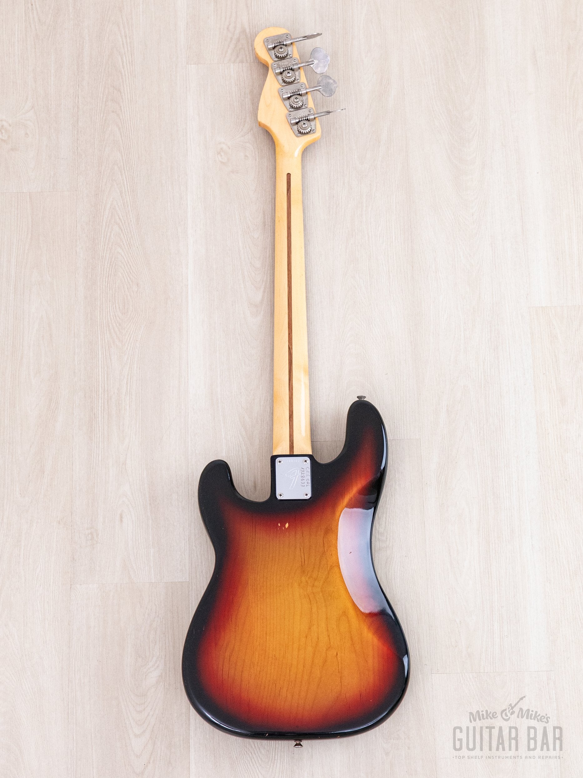 1973 Fender Precision Bass Sunburst Vintage Bass, Lightweight w/ 