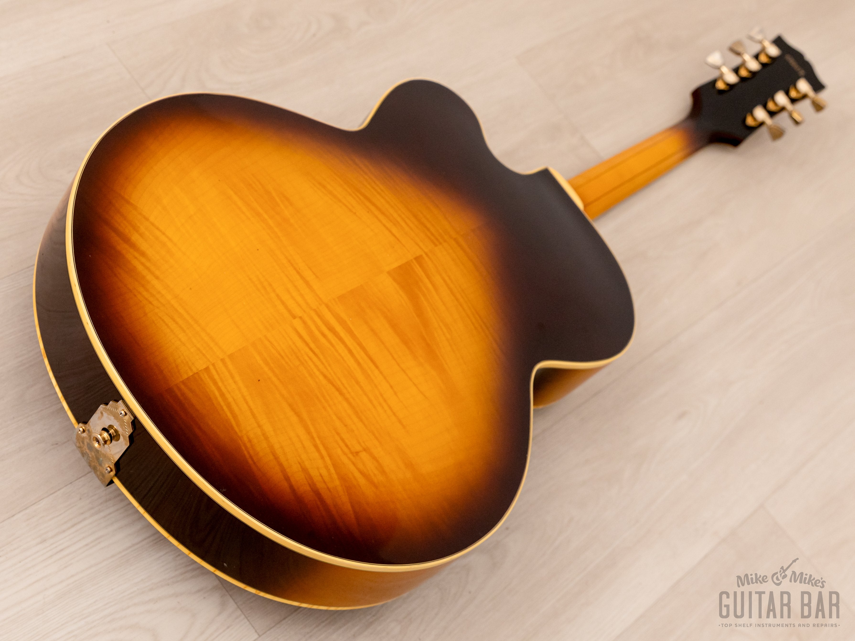1976 Greco J-115 Vintage Johnny Smith Archtop Guitar Sunburst 100% Original, Japan Fujigen