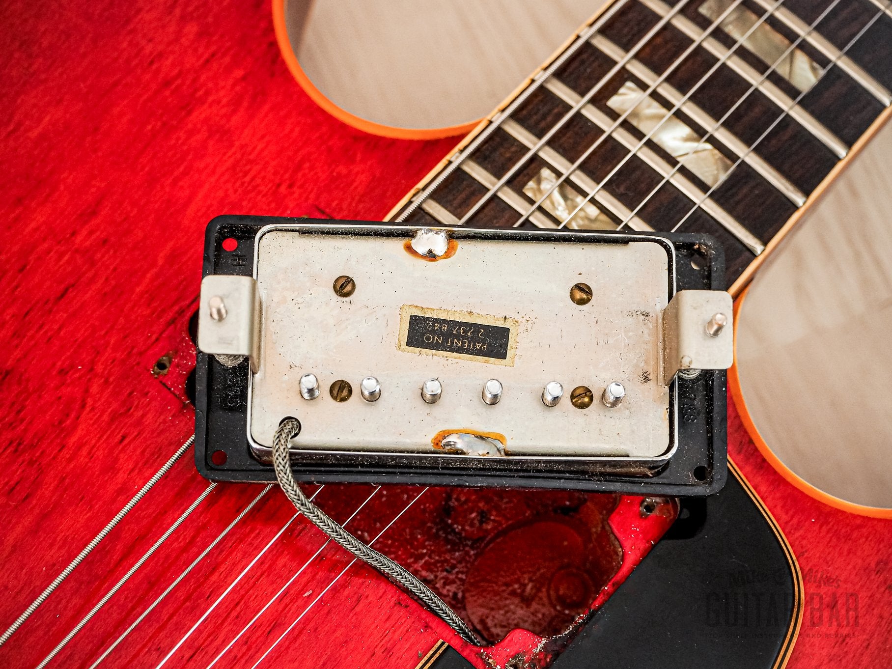 1972 Gibson ES-335 TDC Vintage Semi-Hollow Guitar Cherry w/ Embossed T Tops, Hangtag & Case