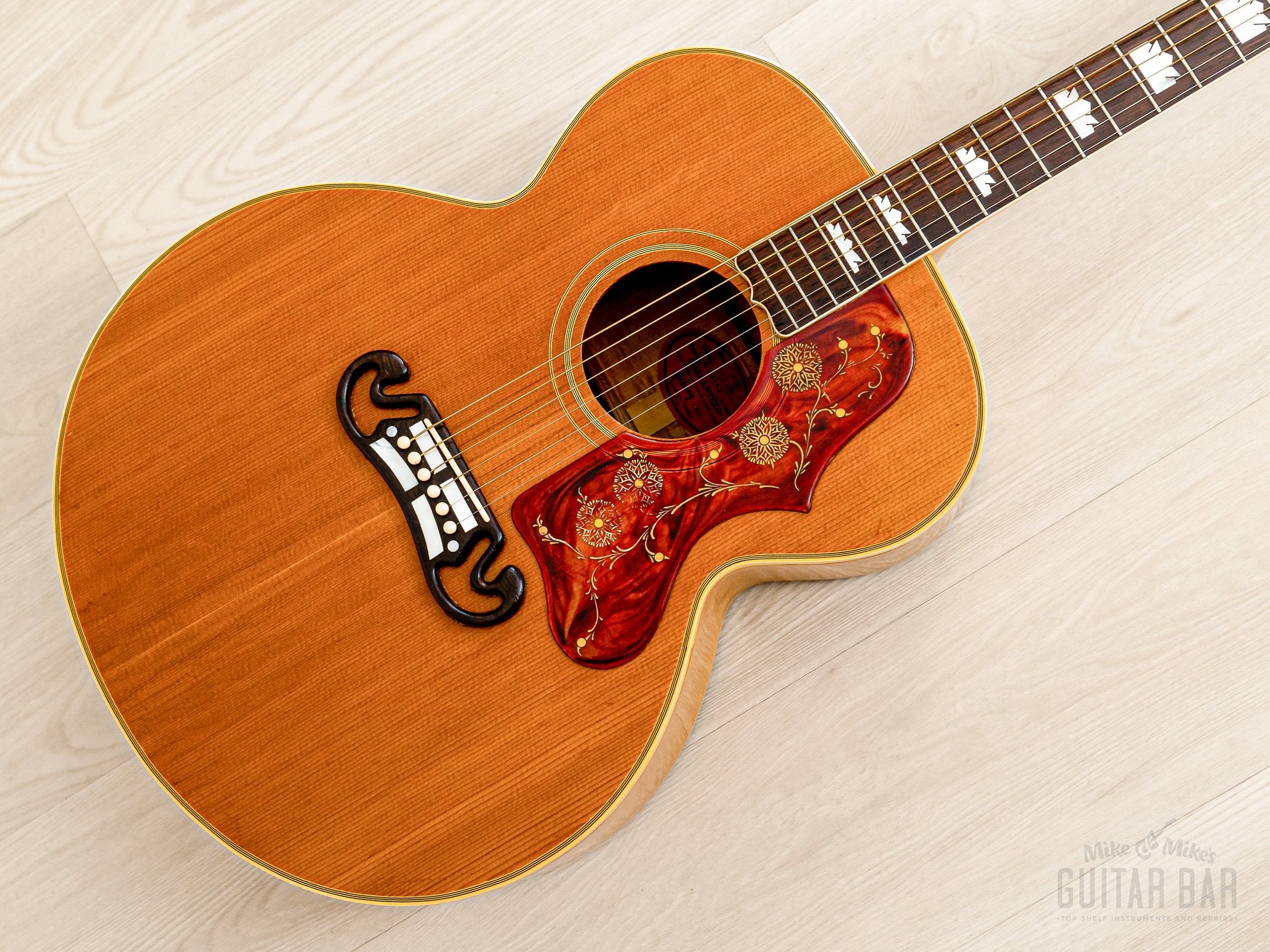 1956 Gibson J-200 Vintage Jumbo Acoustic Guitar Blonde w/ Lifton Case