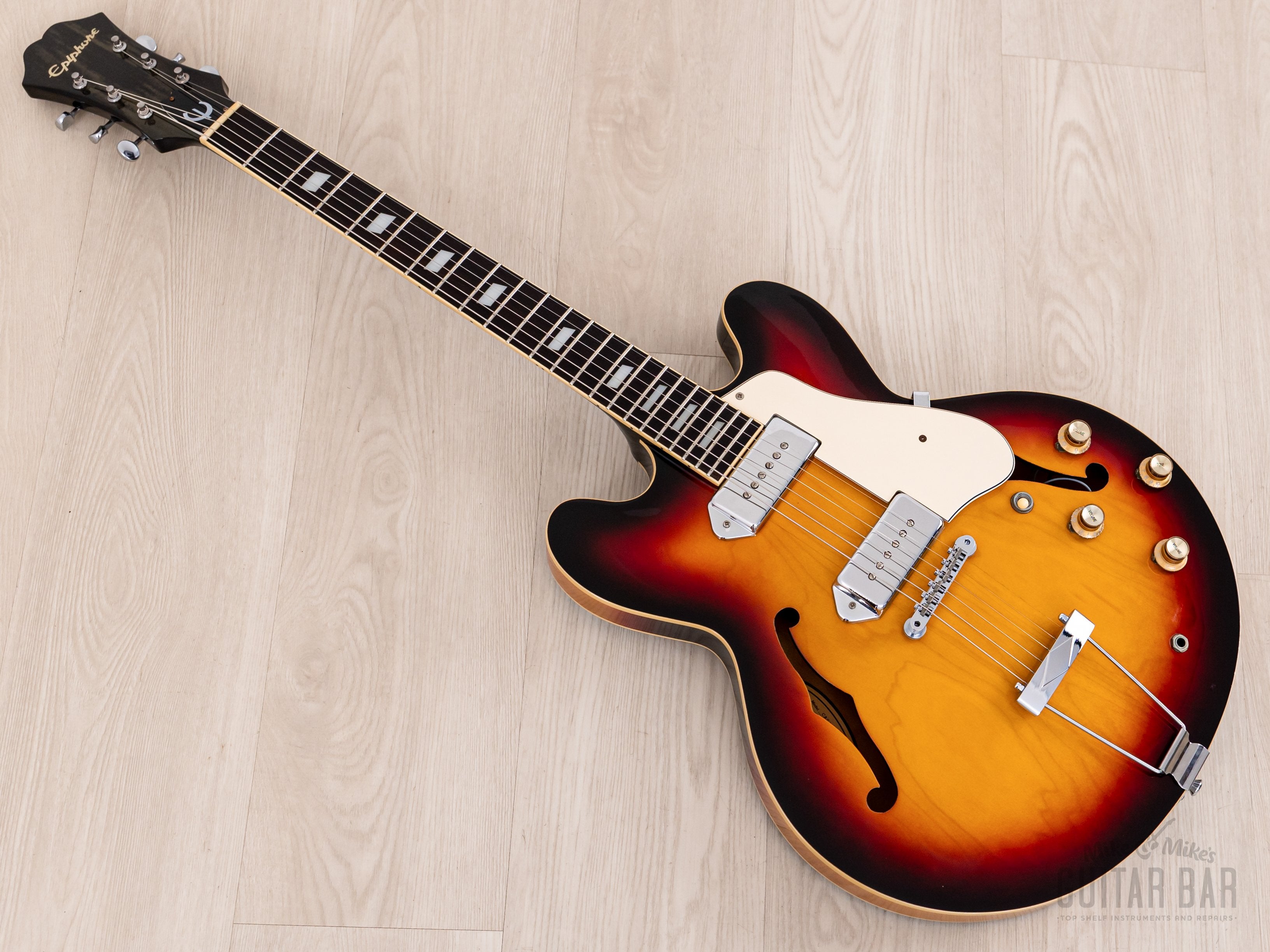 2001 Epiphone Casino Sunburst w/ 1 11/16