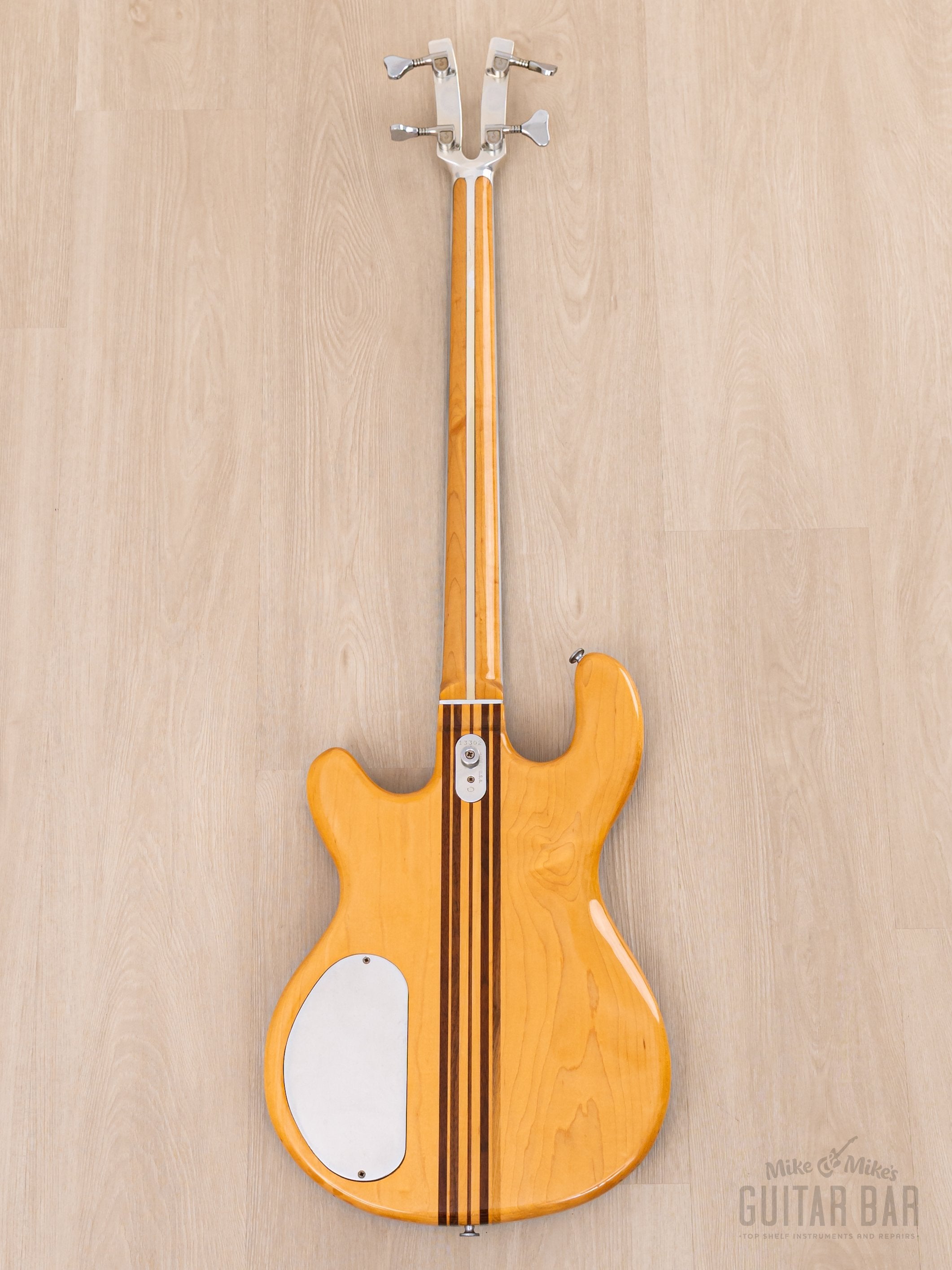 1979 Kramer DMZ 4000 Vintage Aluminum Neck Bass Natural w/ Case