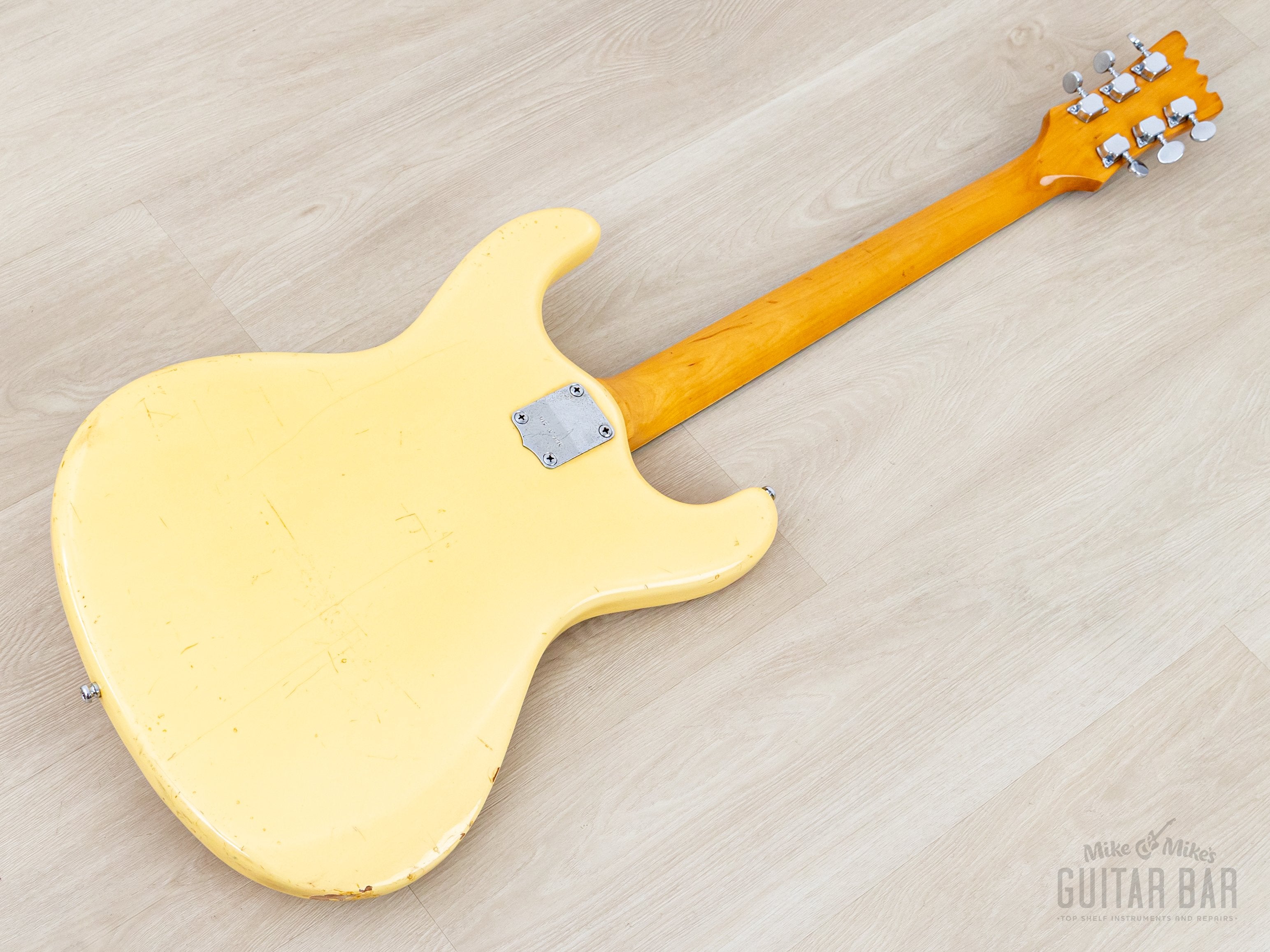 1970s Mosrite Ventures Model “Avenger” Vintage Electric Guitar White w