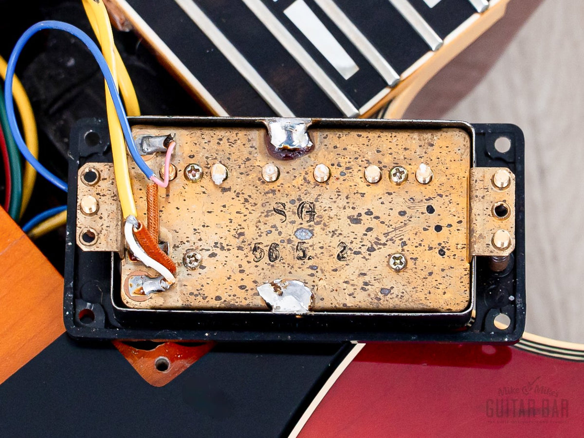 Yamaha SG1000 humbucker lifted, baseplate shown