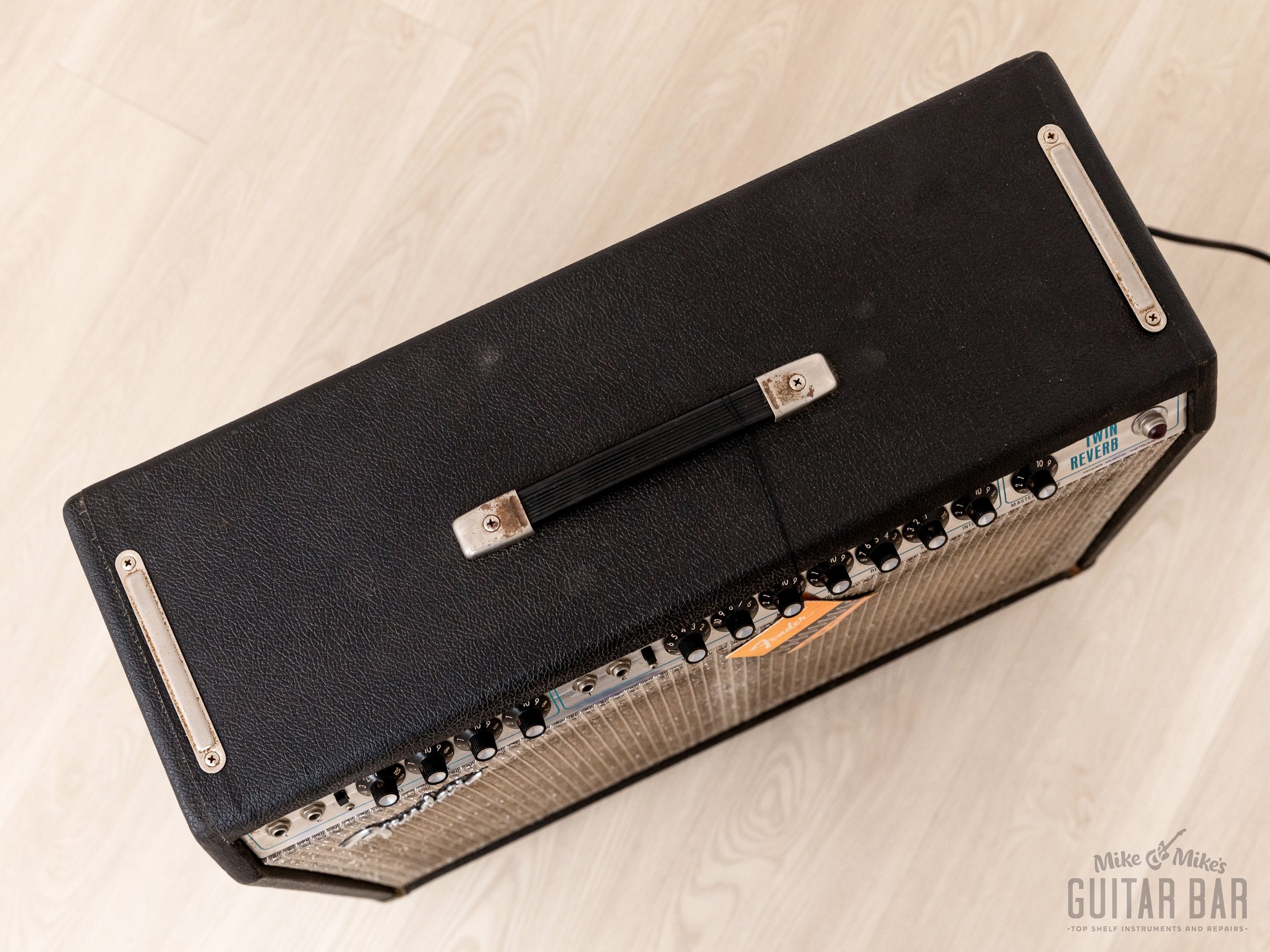 1973 Fender Twin Reverb Silverface Vintage Tube Amp, Serviced w/ Hangtag, Cover, Ftsw
