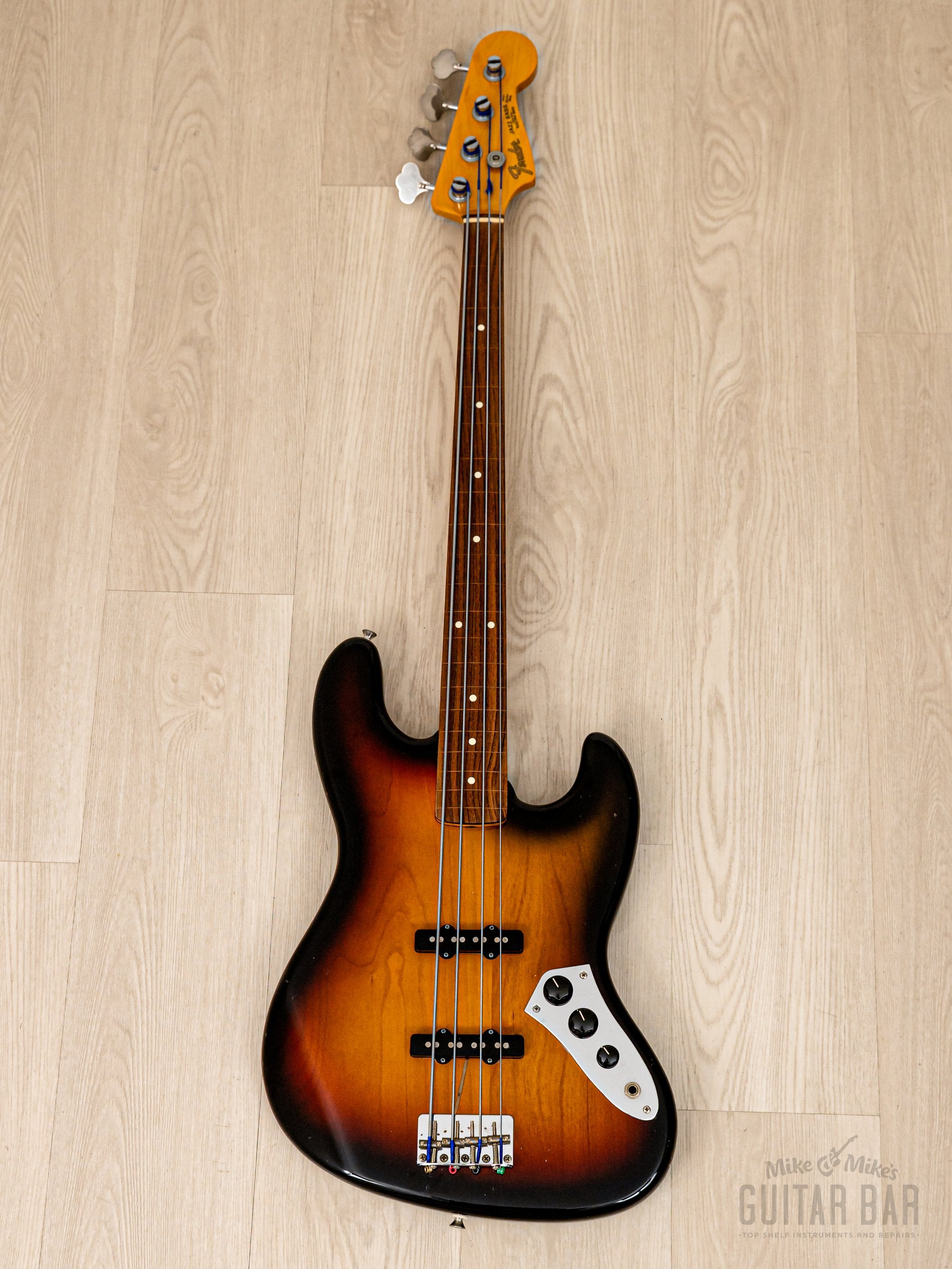 1994 Fender Jazz Bass Fretless '62 Vintage Reissue JB62-77FL w/ USA  Pickups, Japan MIJ, Jaco