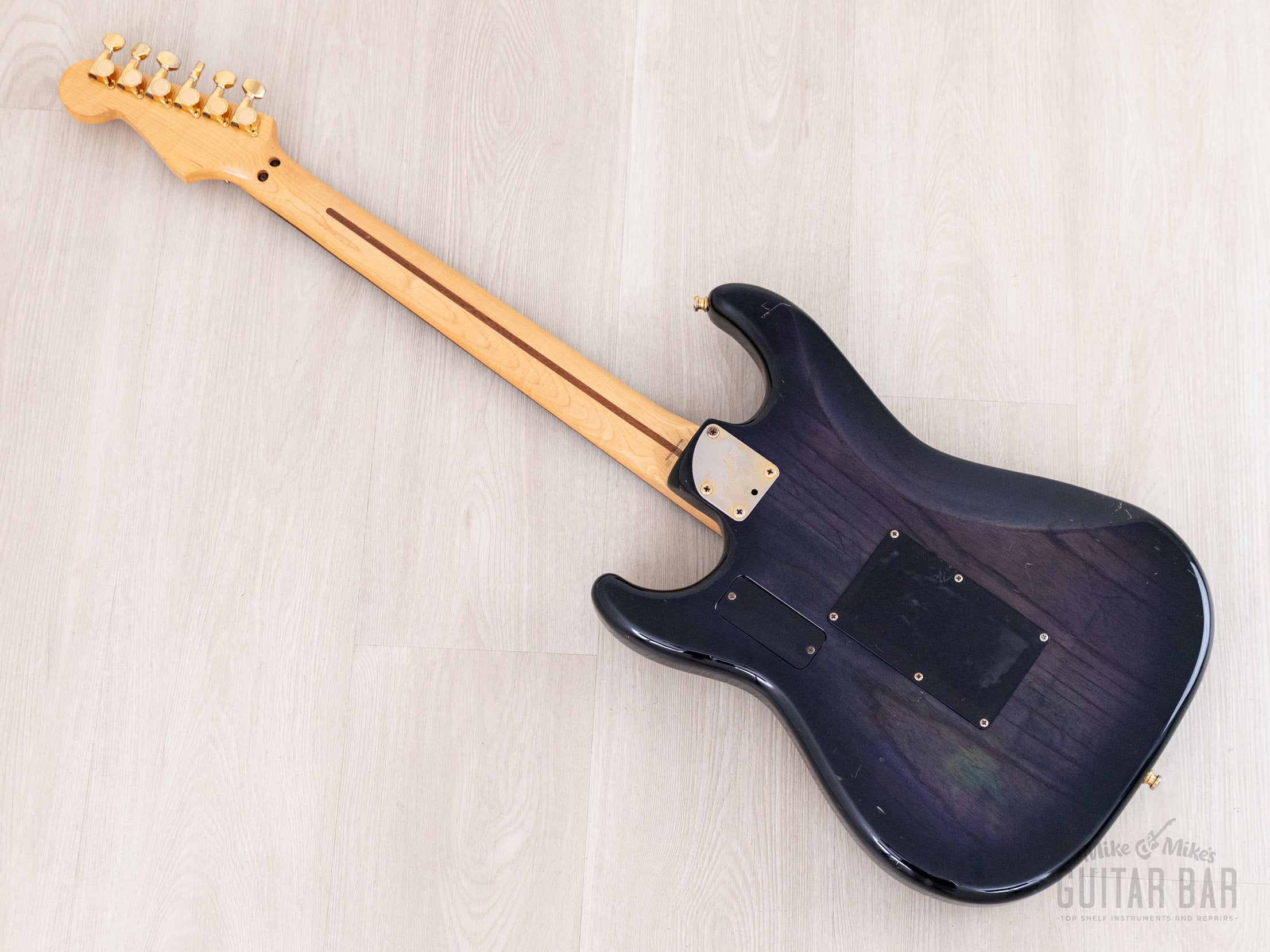 1990 Fender Pro Feel Stratocaster STR-130LS/FO Blueberry Burst w/ Lace