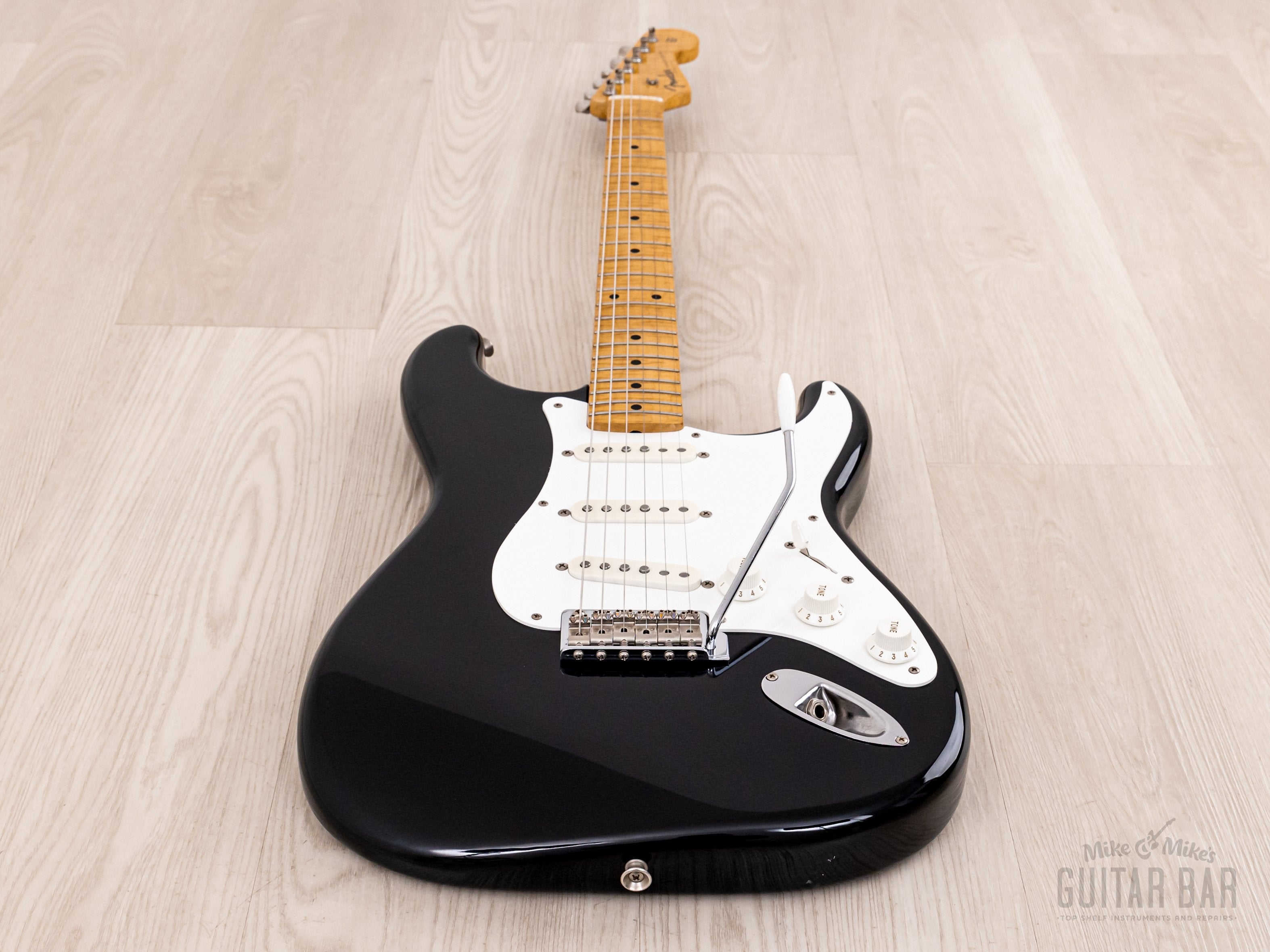 1994 Fender Stratocaster ‘57 Vintage Reissue 40th Anniversary ST57-65AS Foto Flame Black, Japan MIJ