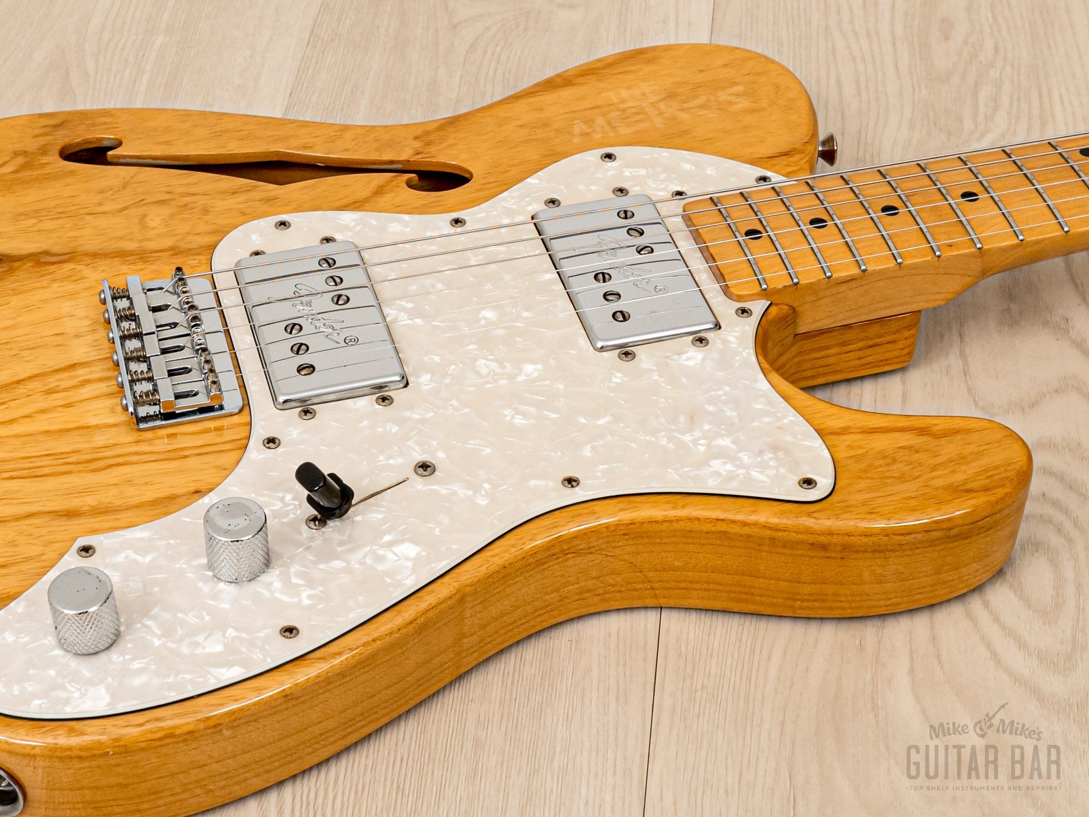 2008 Fender Telecaster Thinline ‘72 Vintage Reissue TN72 Natural w/ Wide  Range, Japan CIJ