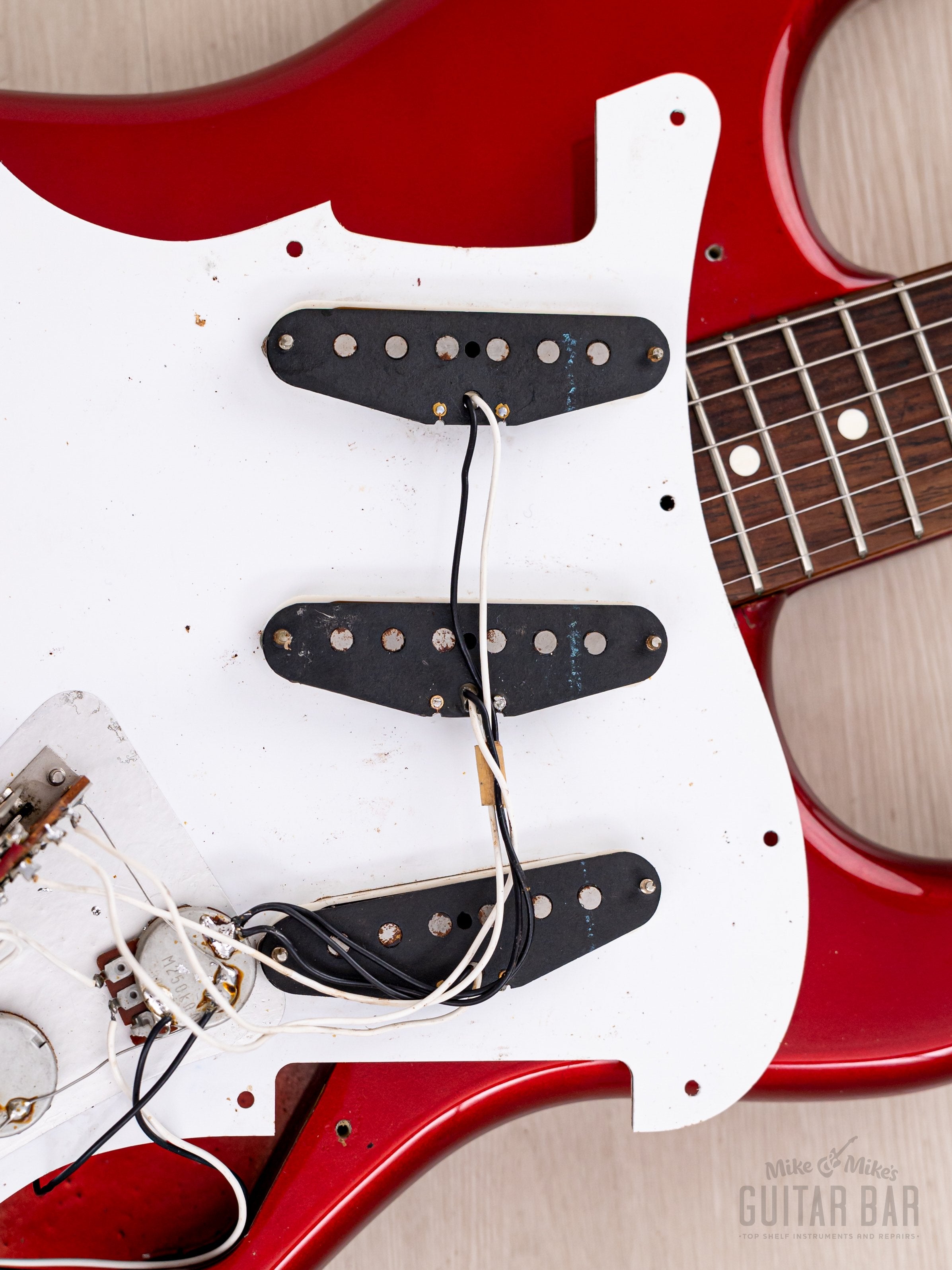 1983 Fender Stratocaster '62 Vintage Reissue JV ST62-65 Candy Apple Red 100% Original, Japan MIJ Fujigen