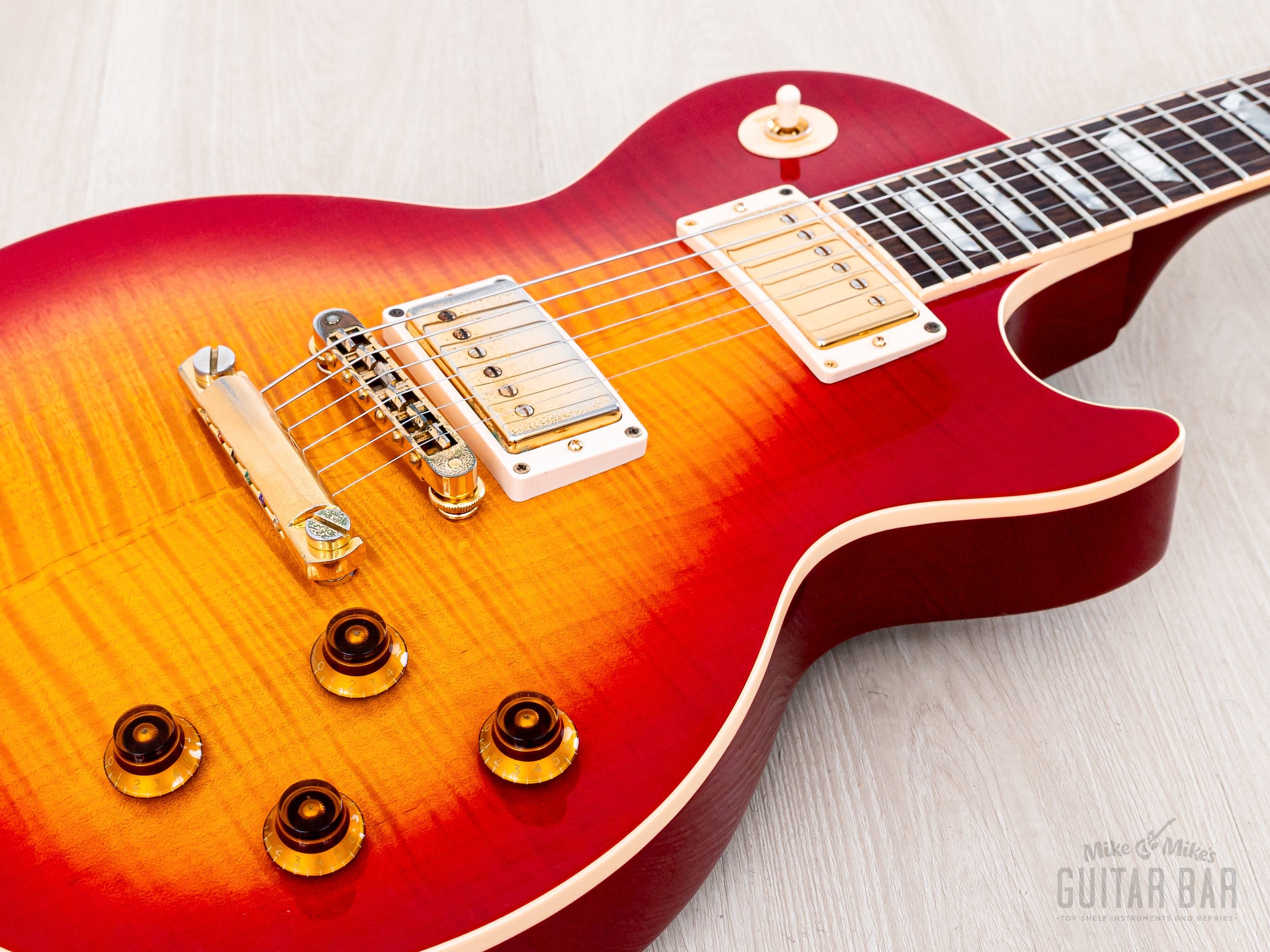 1998 Gibson Les Paul Standard Plus Limited Edition Flame Top Cherry Su