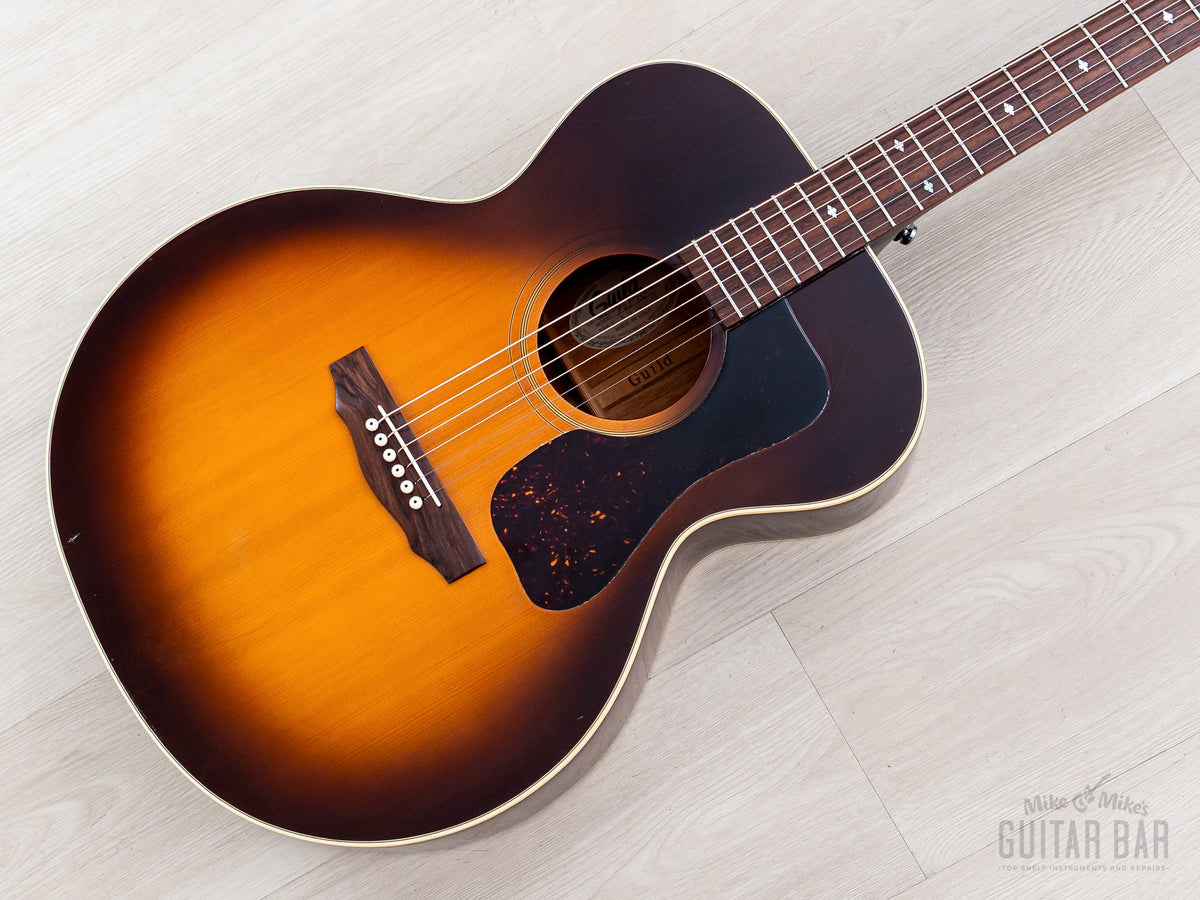 1984 Guild F-42 sunburst angled front view