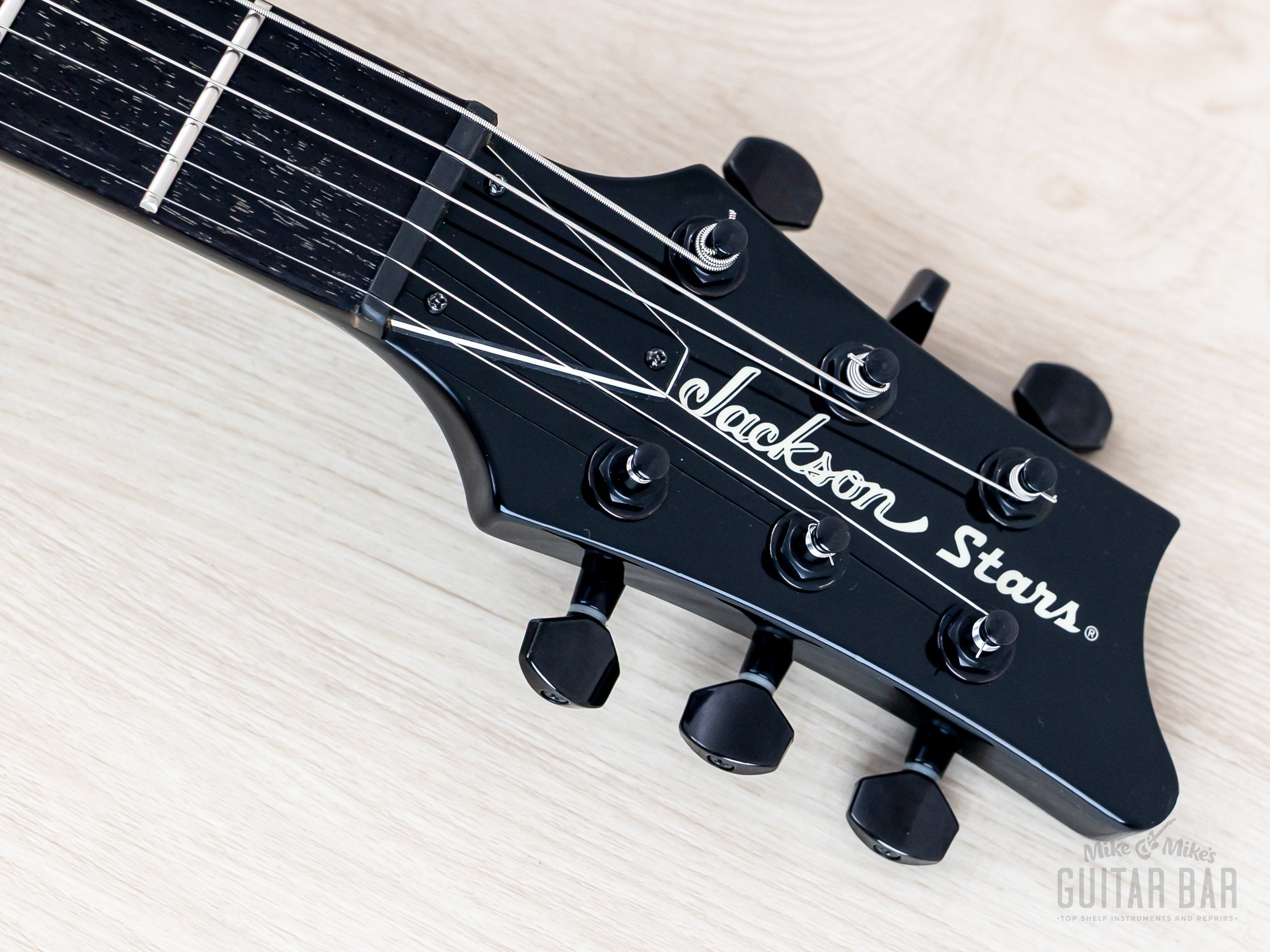 2001 Jackson Stars Soloist Archtop NASL-75S Black, Neck Through w EMG