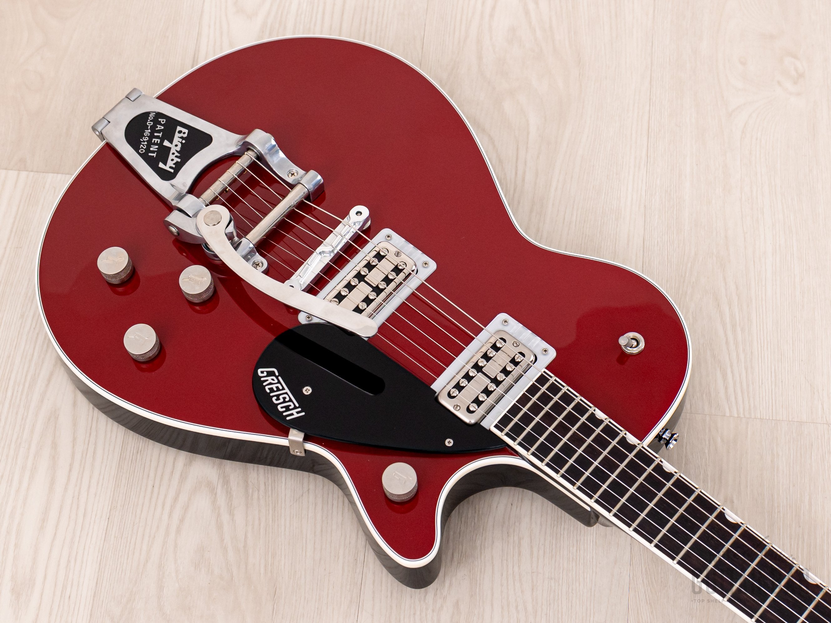 2017 Gretsch G6131T Players Edition Jet Firebird Red w/ TV Jones, Compton Bridge, Bigsby & Case