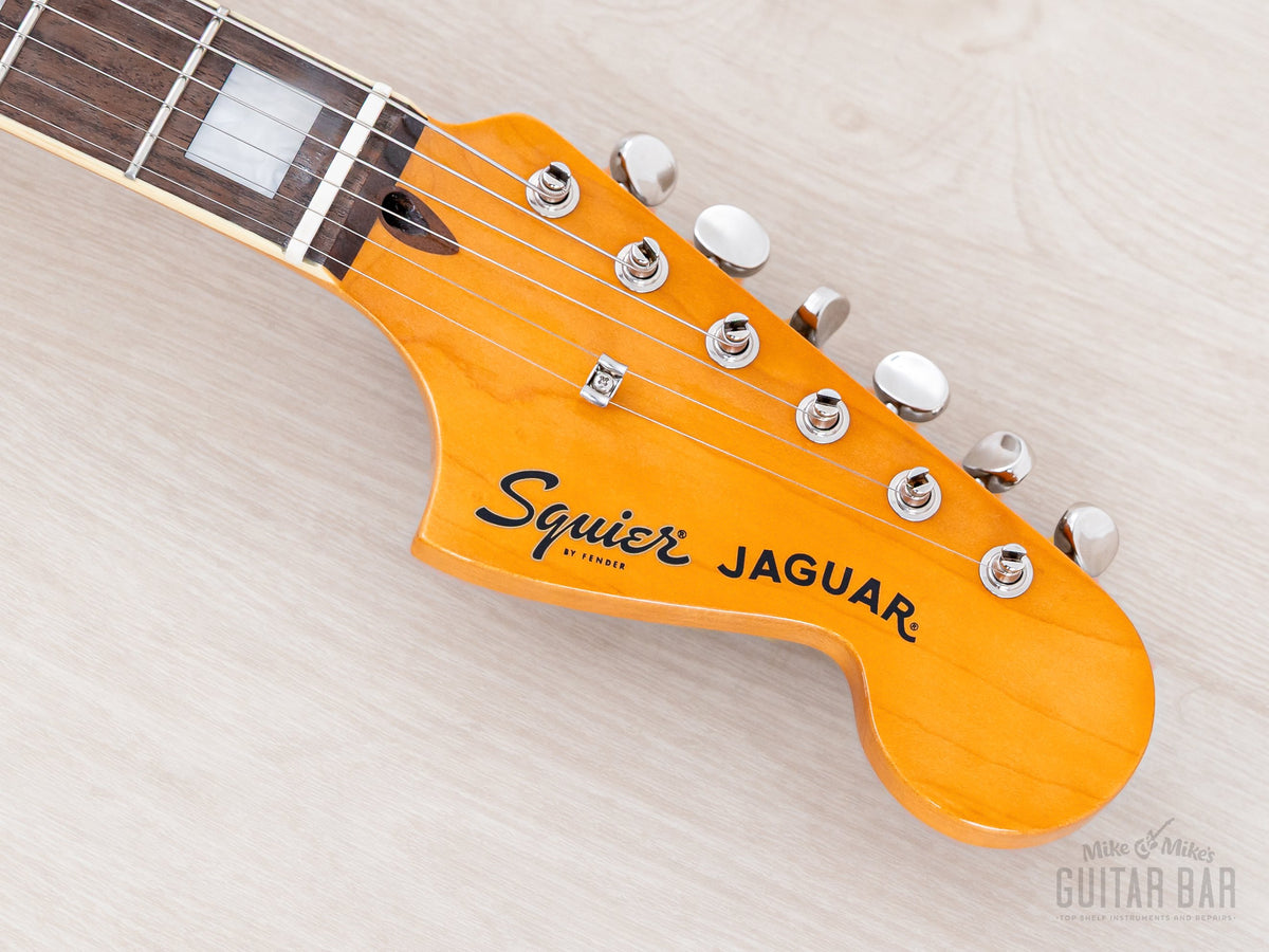 Squier Jaguar headstock front