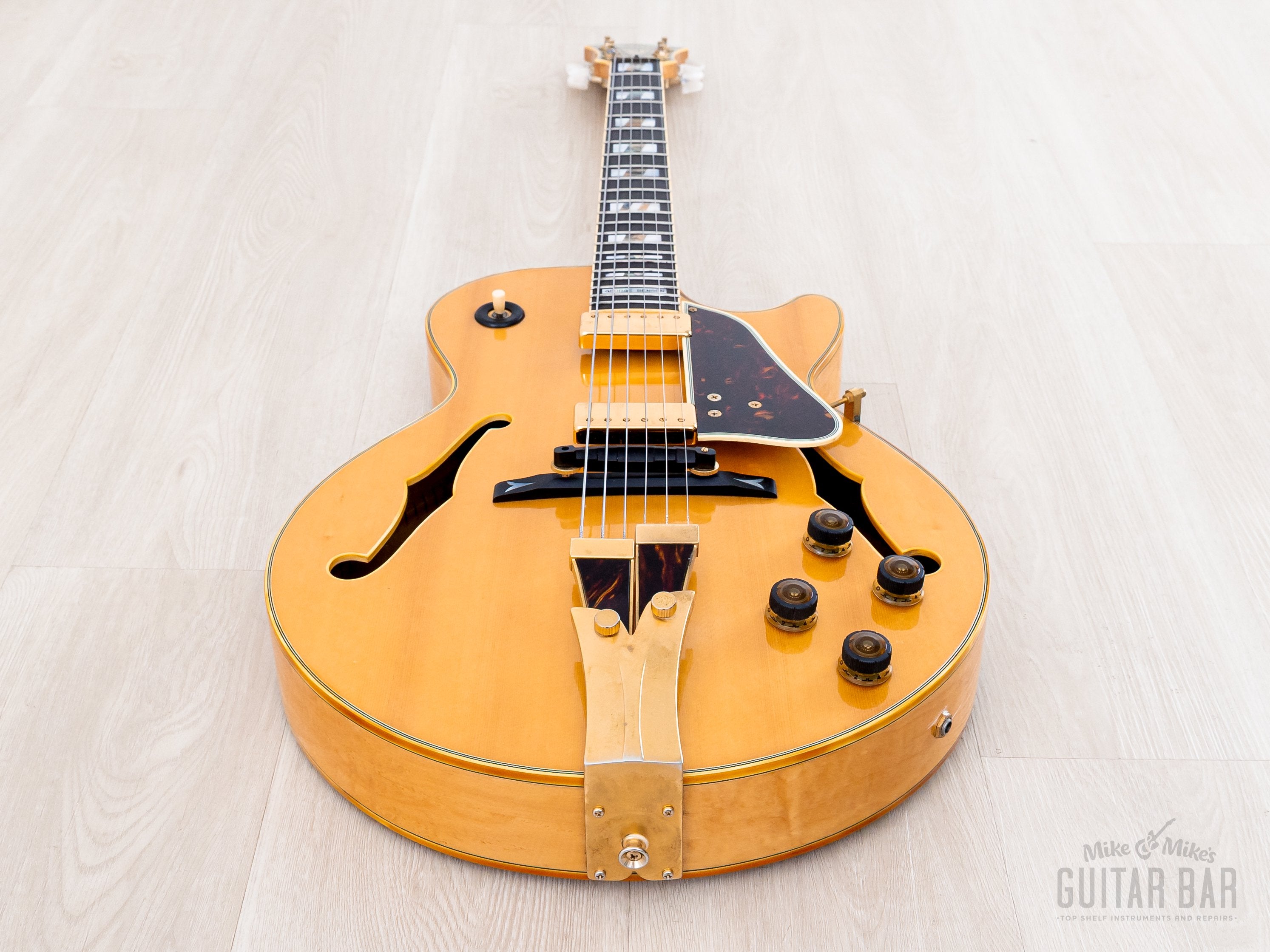 1980 Ibanez George Benson Signature GB10 Archtop Electric Guitar Natur