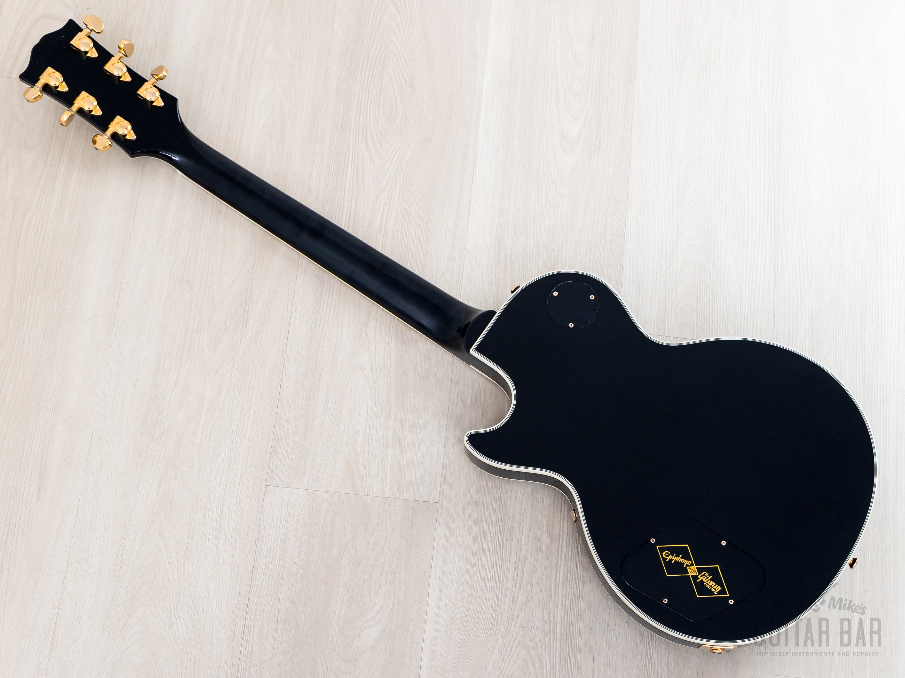 2025 Epiphone IGC Les Paul Custom Black Beauty w/ Gibson USA Pickups &