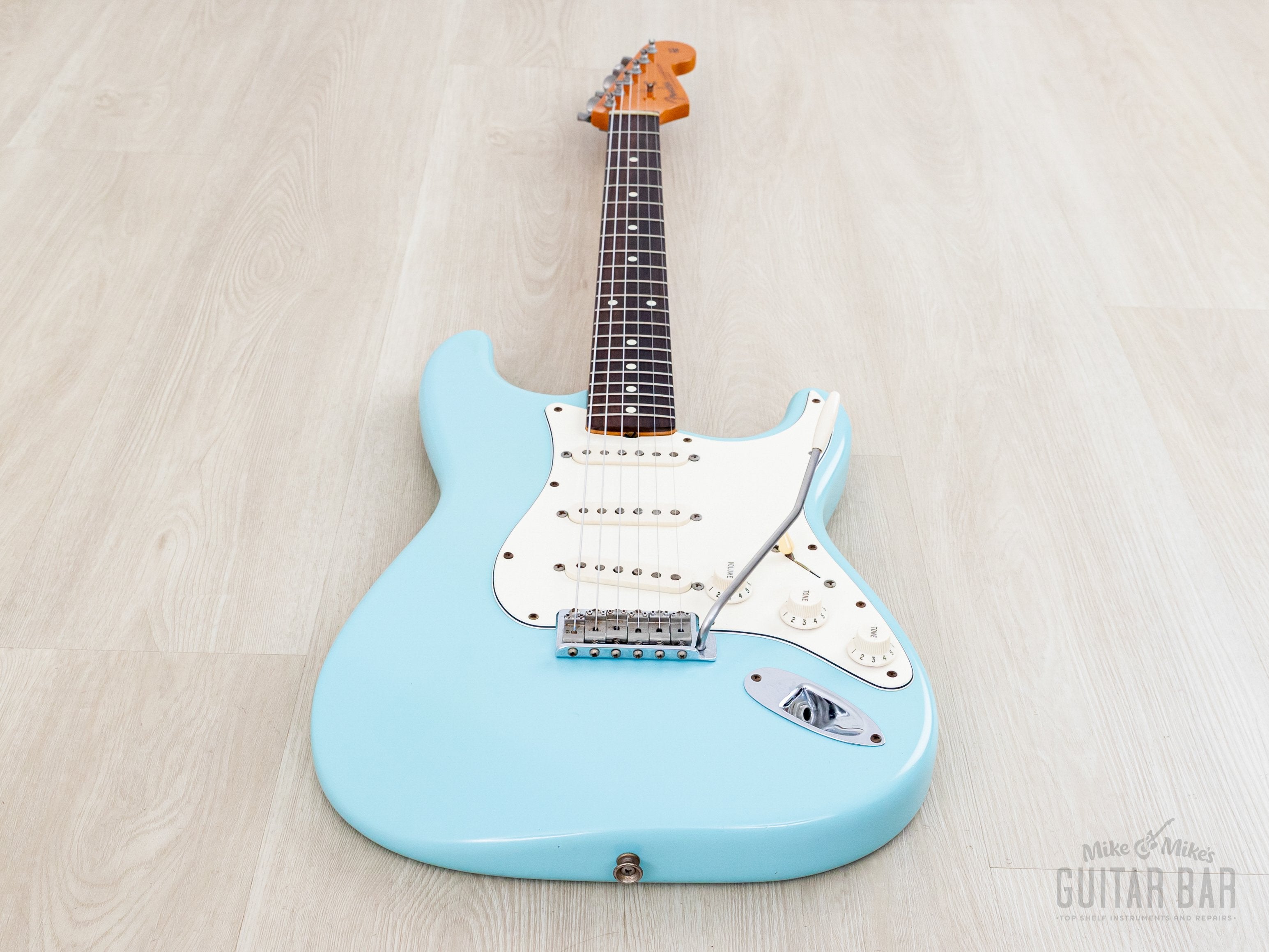 1998 Fender American Vintage '62 Stratocaster Satin Sonic Blue w/ Van