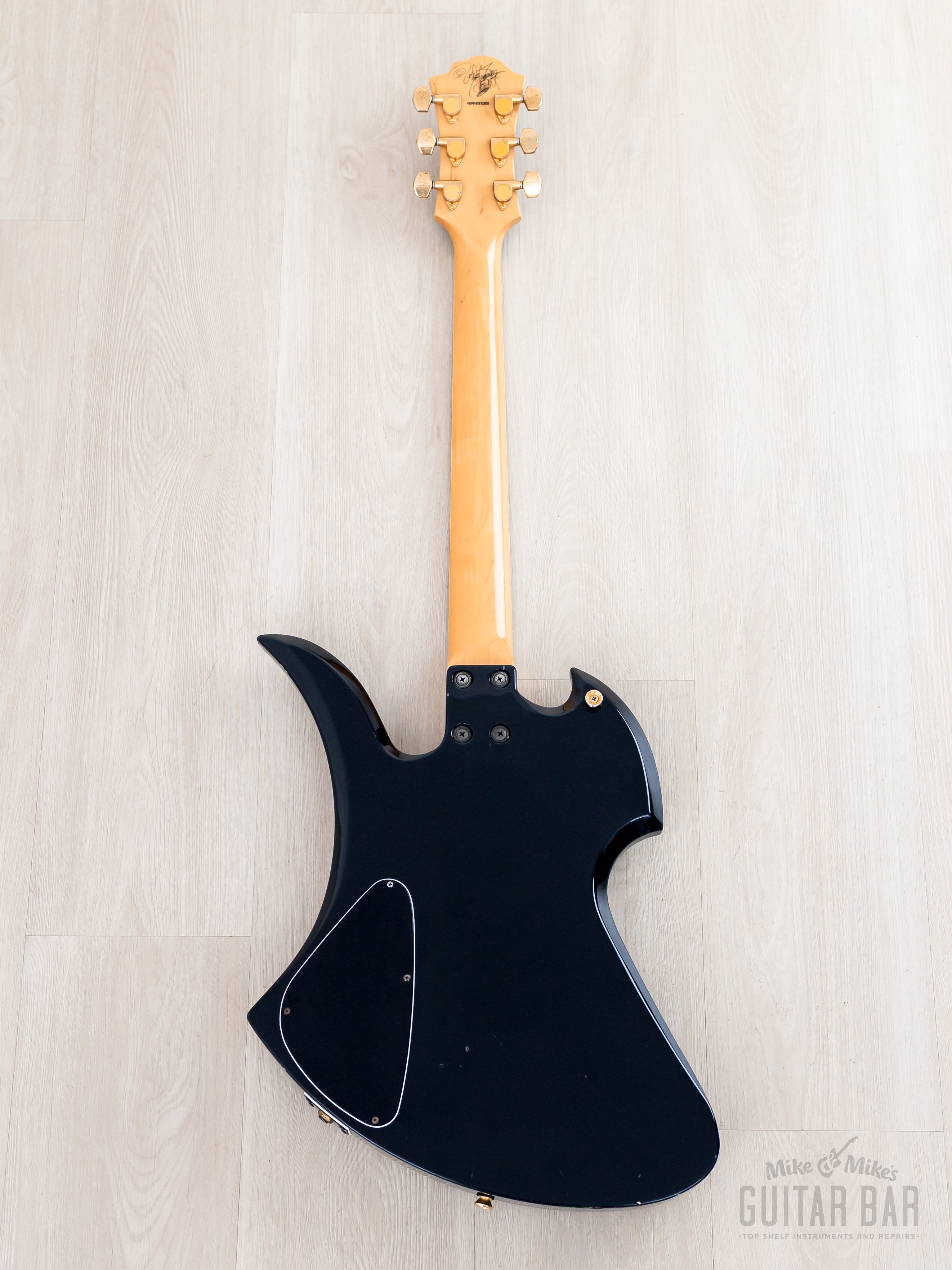 2000s Fernandes Mockingbird Hide Signature MG-120X, Graphic on Black,