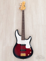 Full front of Wine Red Yamaha BB-STD with pearloid pickguard