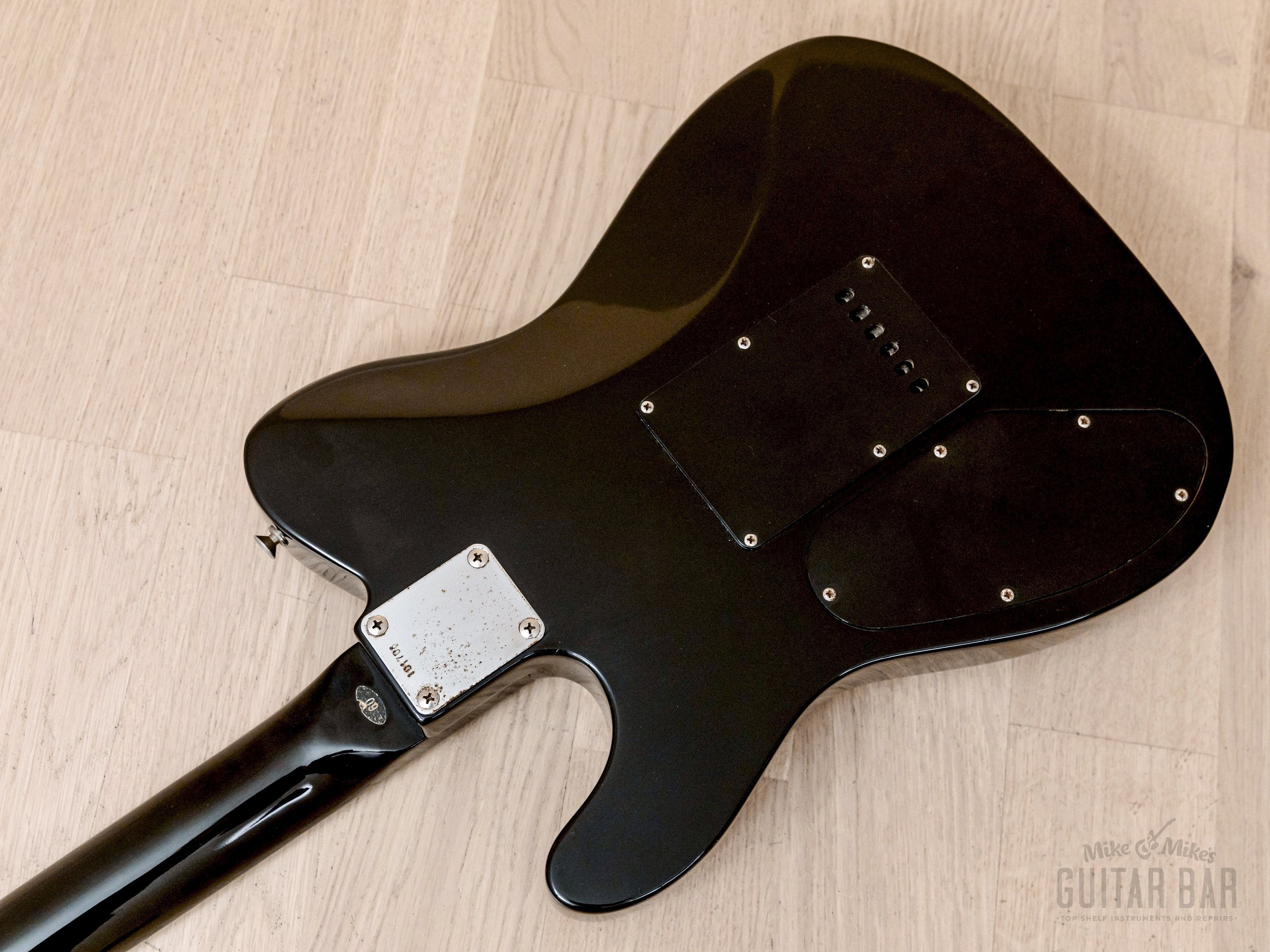 1982 Tokai Breezysound TE-60 HH T-Style Vintage Electric Guitar Black, Non-Catalog w/ Vibrato, Japan
