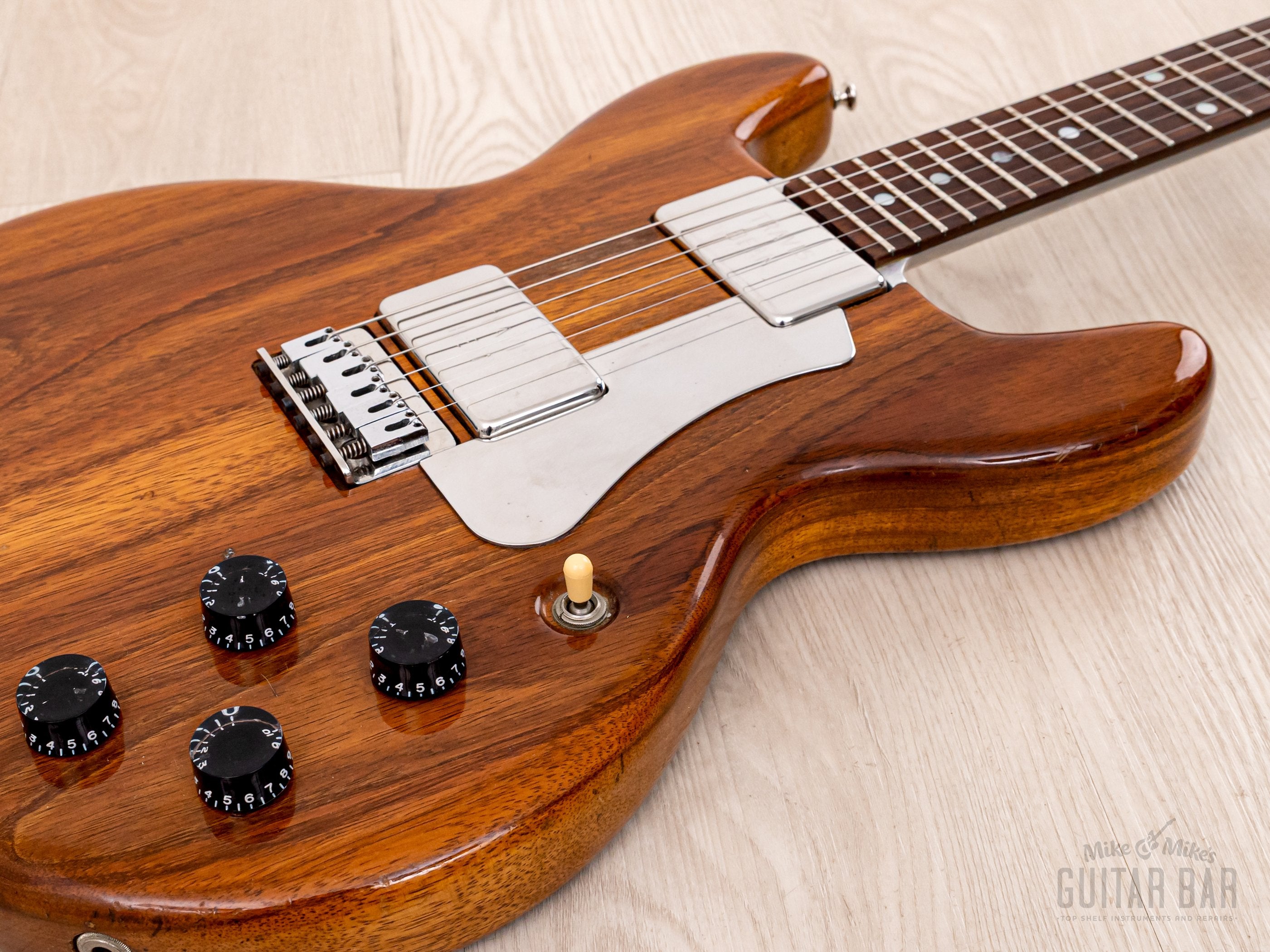 1978 Travis Bean TB1000S Standard Vintage Aluminum Neck Guitar, Koa Body, 100% Original w/ Case