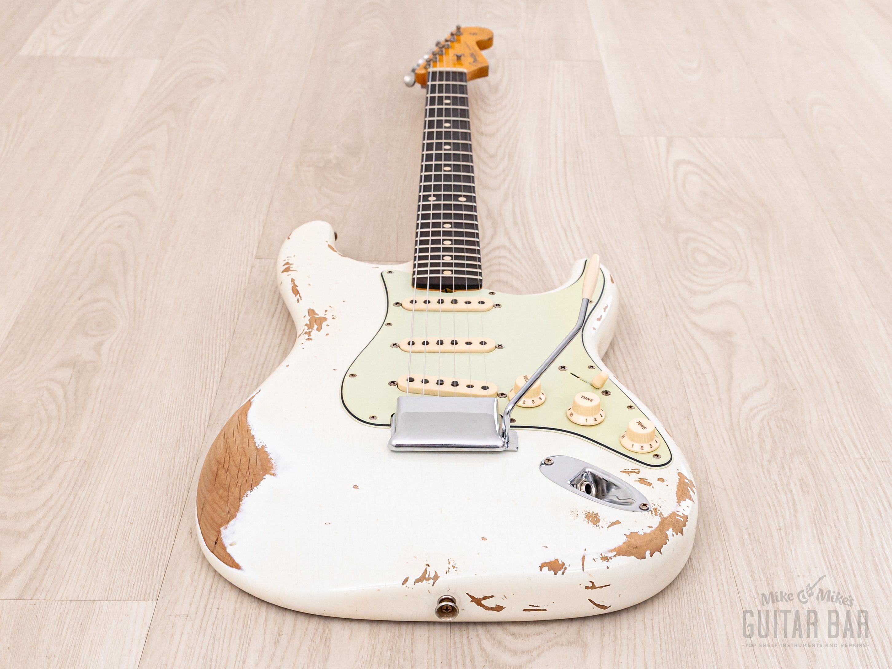 2020 Fender Custom Shop 1960 Stratocaster Heavy Relic Olympic White, Mint w/ Case, COA & Hangtags