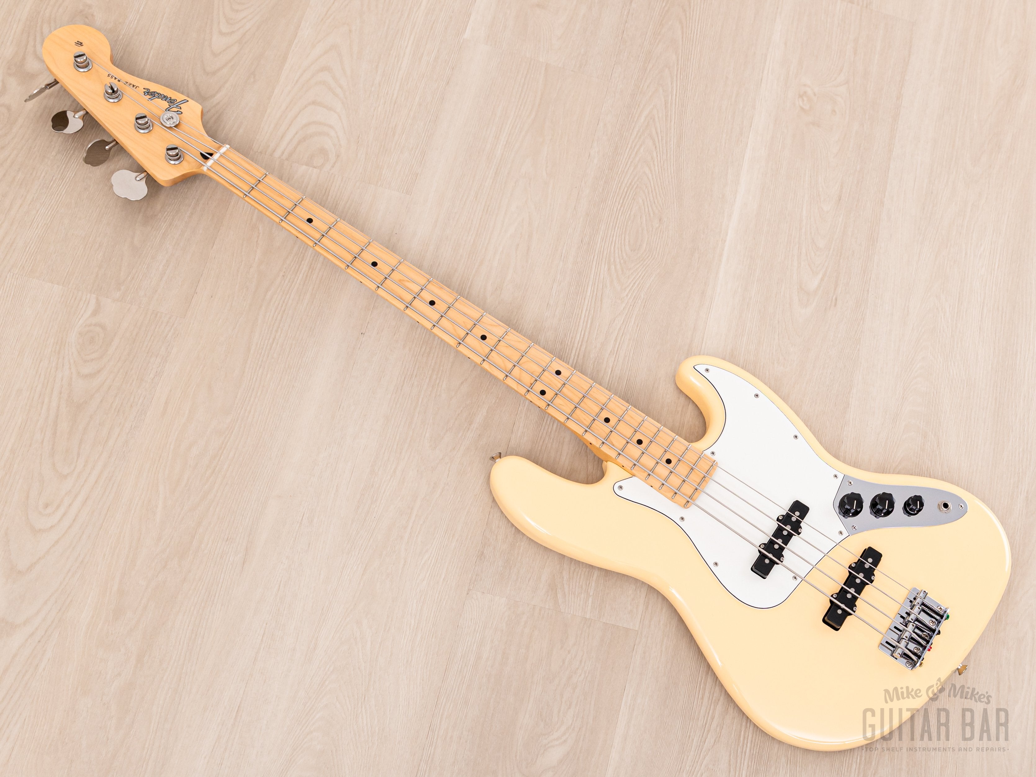2021 Fender Hybrid II Jazz Bass Vintage White w/ Hangtags, Japan MIJ