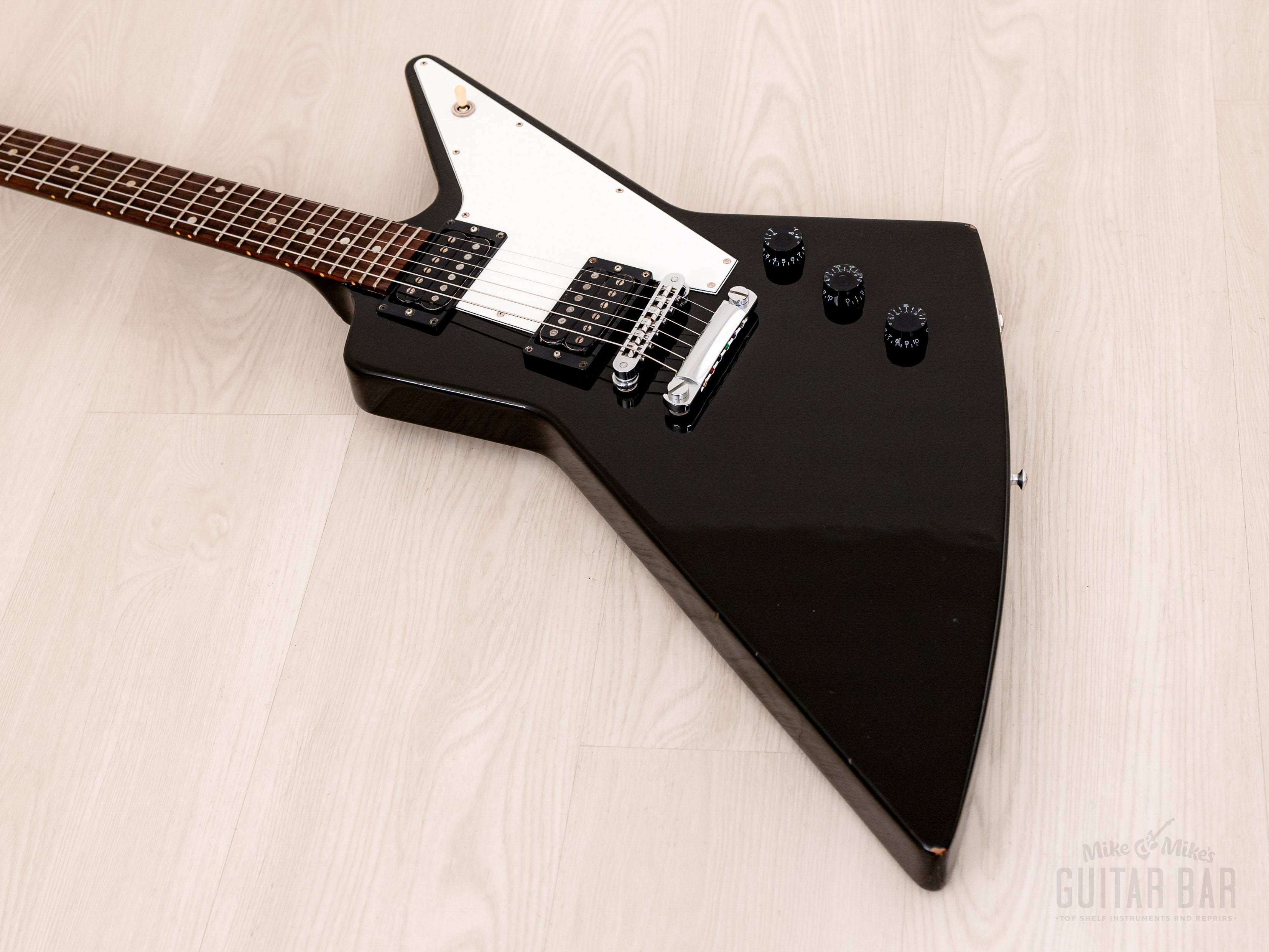 2012 Gibson Explorer '76 Vintage Reissue Ebony w/ Case