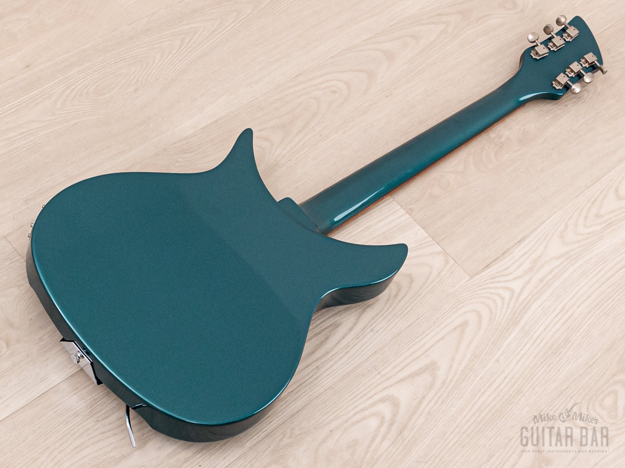 1997 Rickenbacker 355V59 One-Off Custom Order Turquoise w/ Accent Vibrato, Hangtags & Case