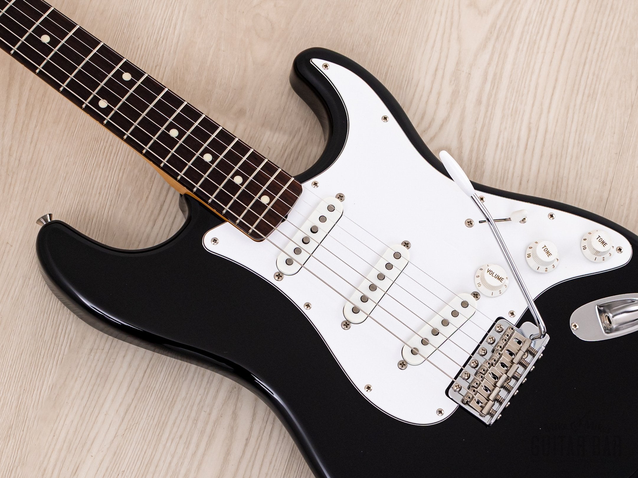 1991 Fender Stratocaster ‘62 Vintage Reissue ST62-650 Black, Near-Mint w/ American Vintage 57/62, Japan MIJ Fujigen