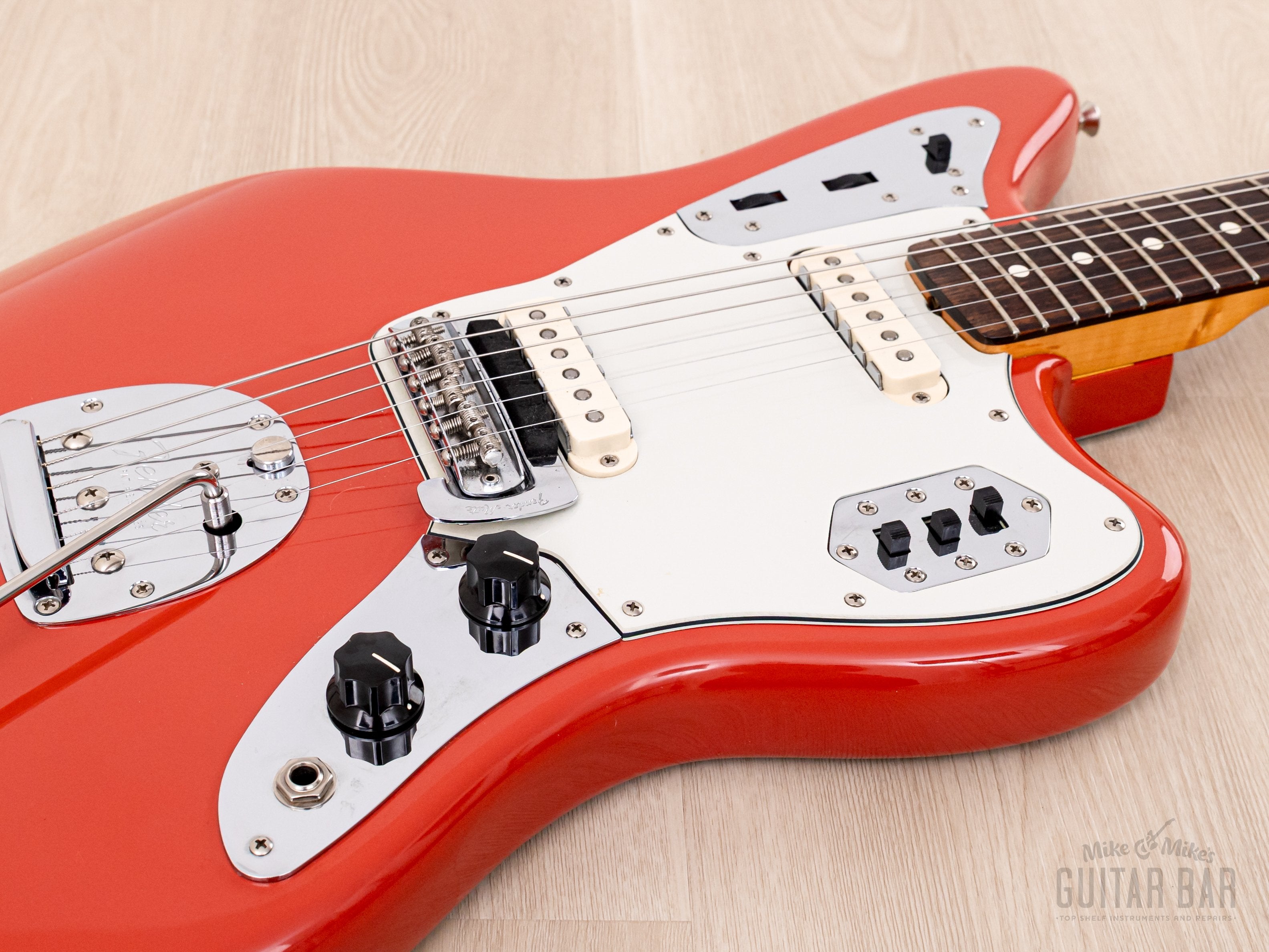 1999 Fender American Vintage '62 Jaguar Fiesta Red, 100% Original & Near-Mint w/ Case, Hangtags (1st Year Model)