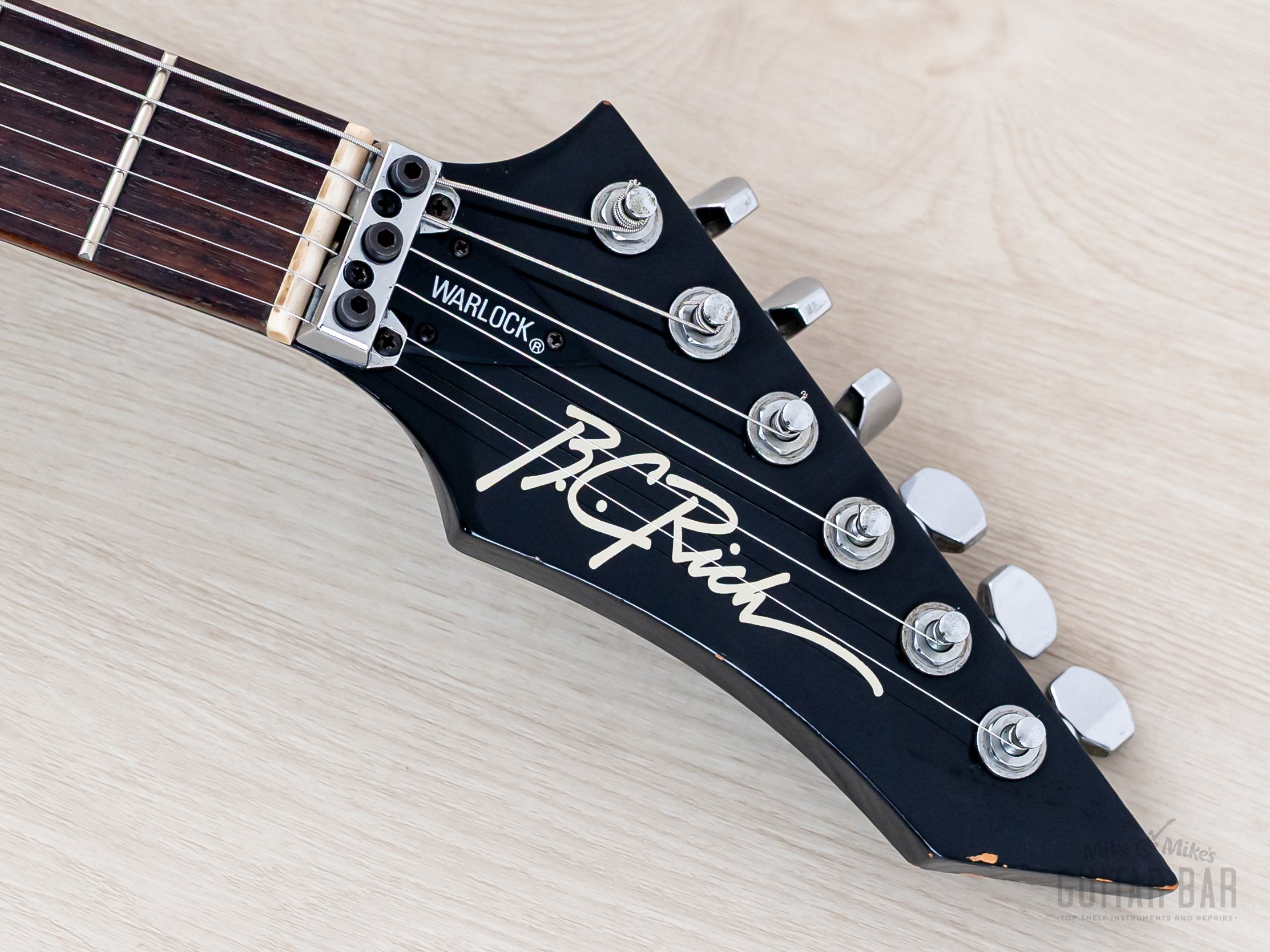 1986 B.C. Rich Warlock NJ Series Black w/ Seymour Duncan SH-2 & SH-4,