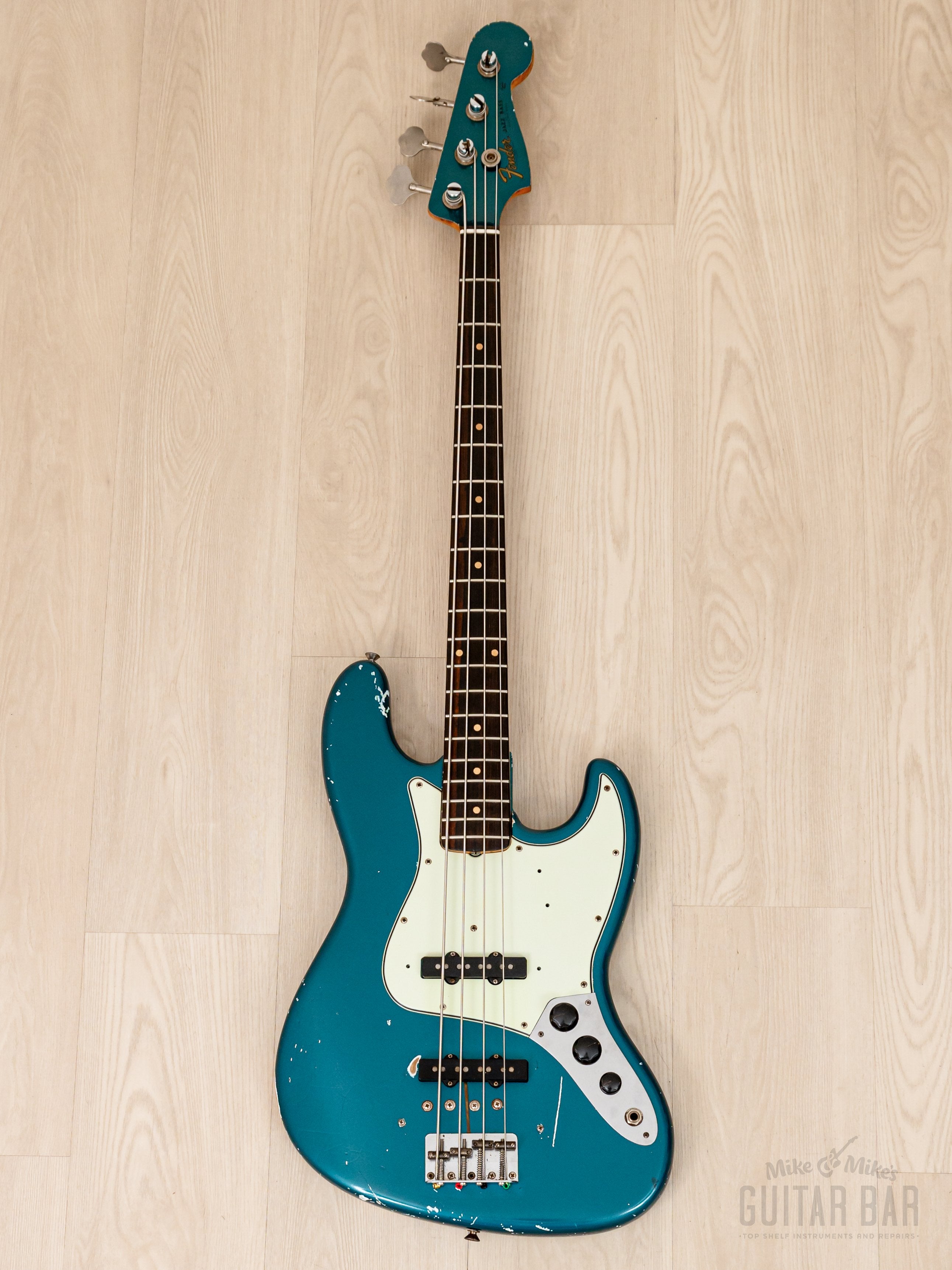 1962 Fender Jazz Bass Pre-CBS Vintage Bass Lake Placid Blue w/ Case