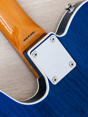 2016 Fender Classic 60s Telecaster Custom Trans Blue, neck plate close-up