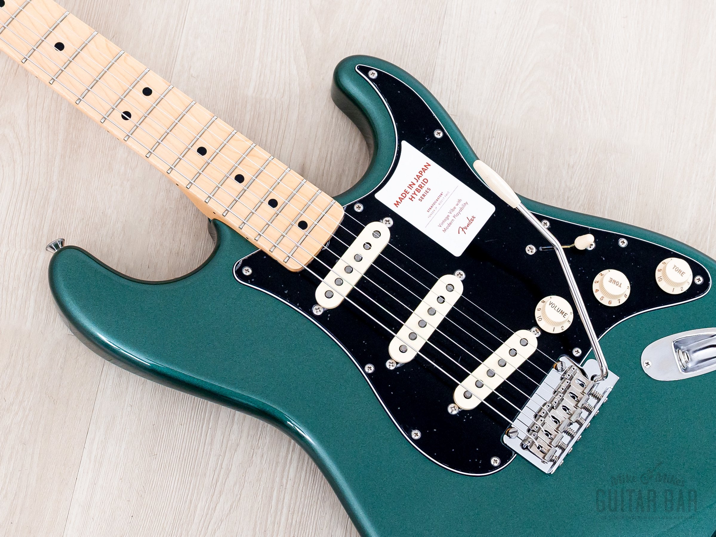2019 Fender Hybrid 68 Stratocaster Sherwood Green, Mint w/ Pure Vintag