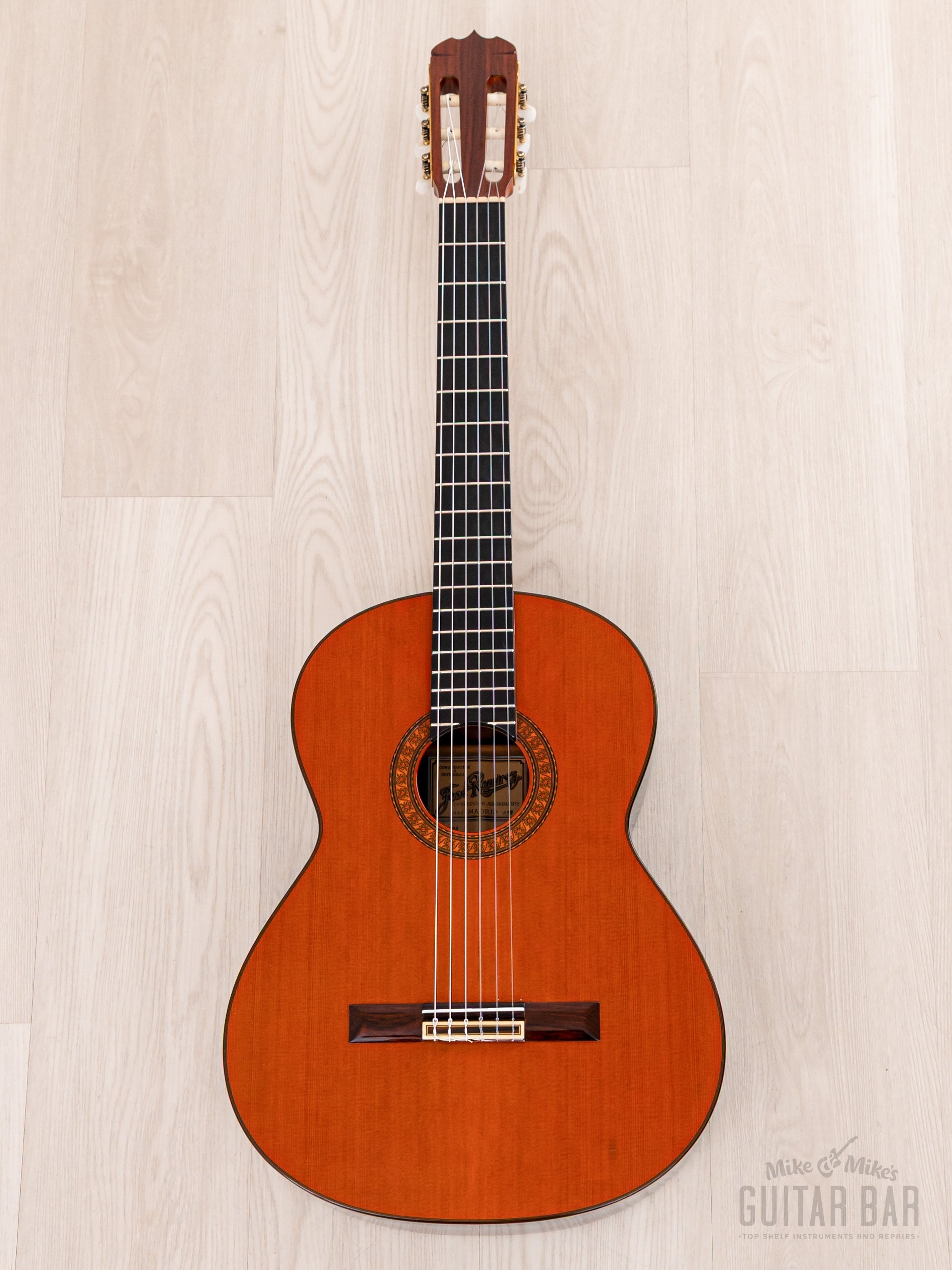 1978 José Ramirez 1a Classical Nylon String Acoustic Guitar Cedar Top w/ Case, Paperwork