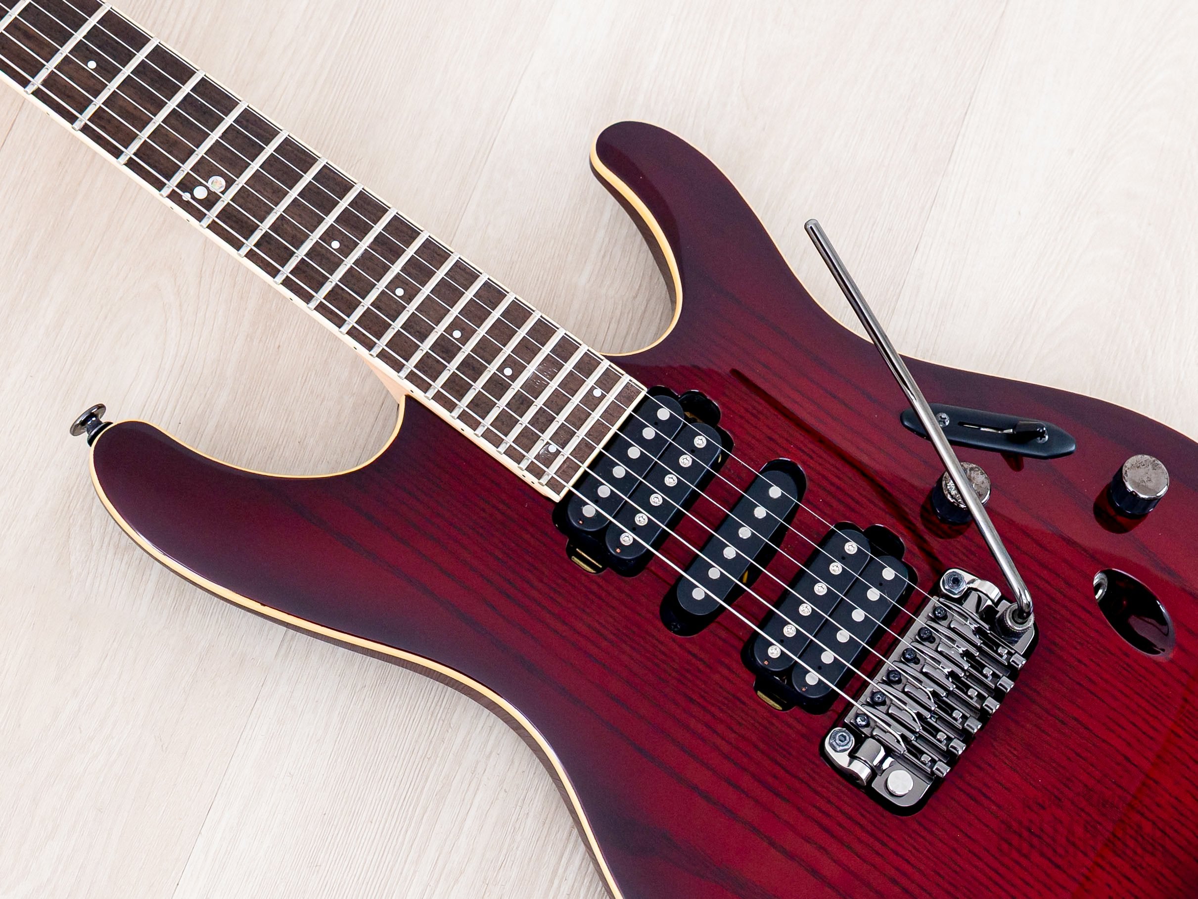 2010 Ibanez Prestige SV5470A HSH Crimson Wine w/ Case