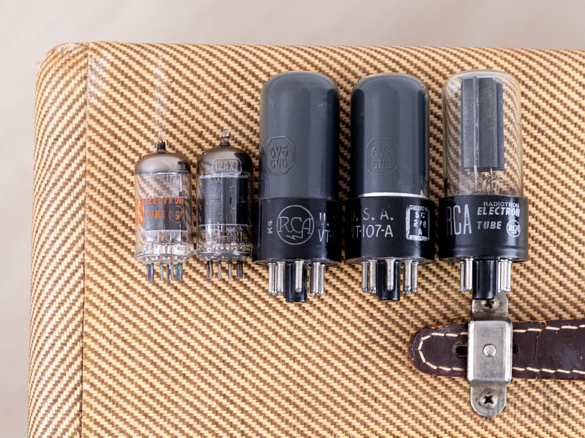 Fender Deluxe 5E3 tweed tube set