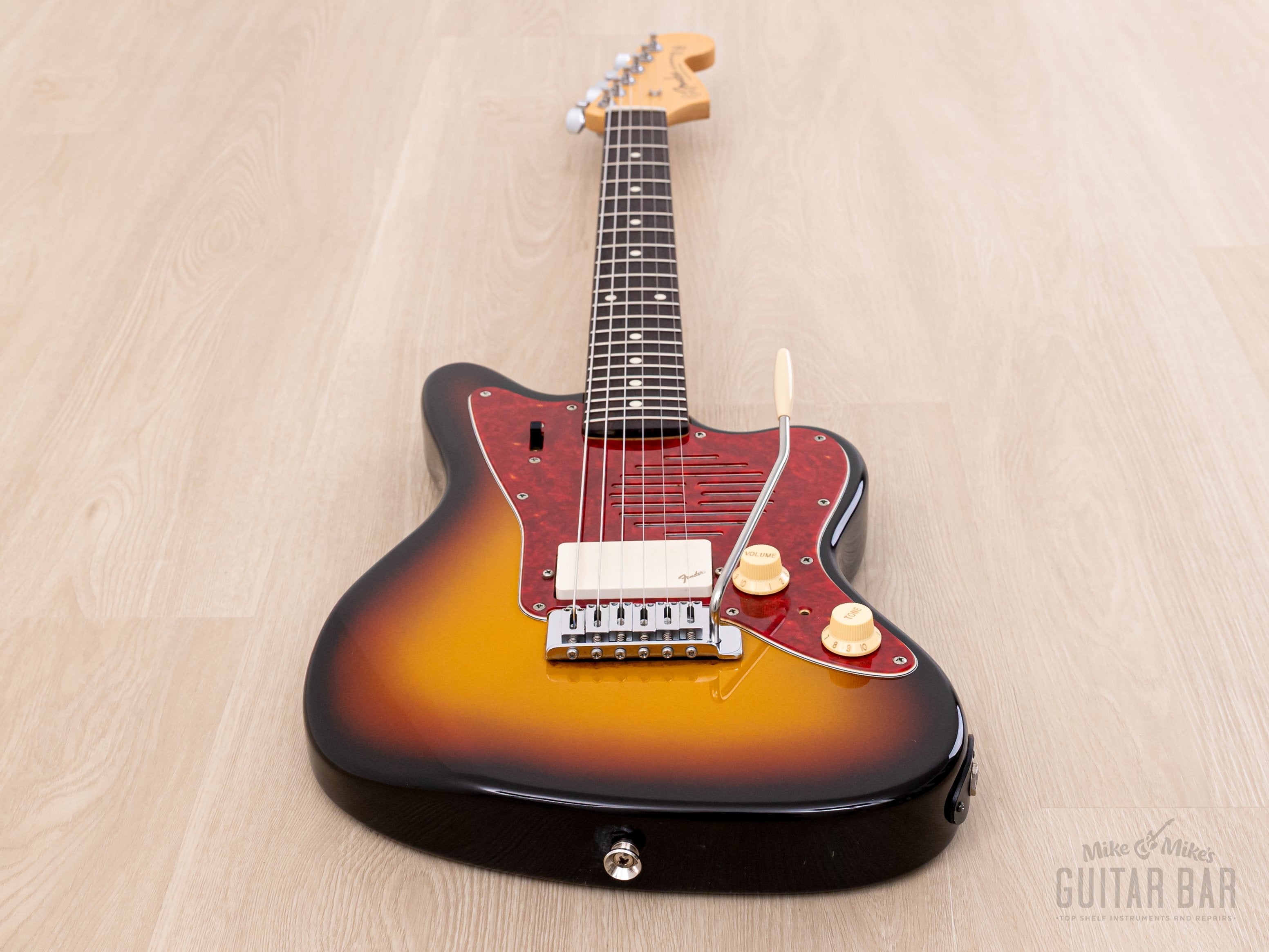 1996 Fender JM-Champ Jazzmaster Mini Guitar Sunburst w/ Built-In Speaker, Japan MIJ