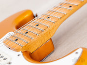 1991 Fender Order Made Yngwie Malmsteen Strat Gold, scalloped maple fretboard