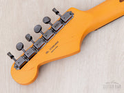 Headstock back with locking tuners