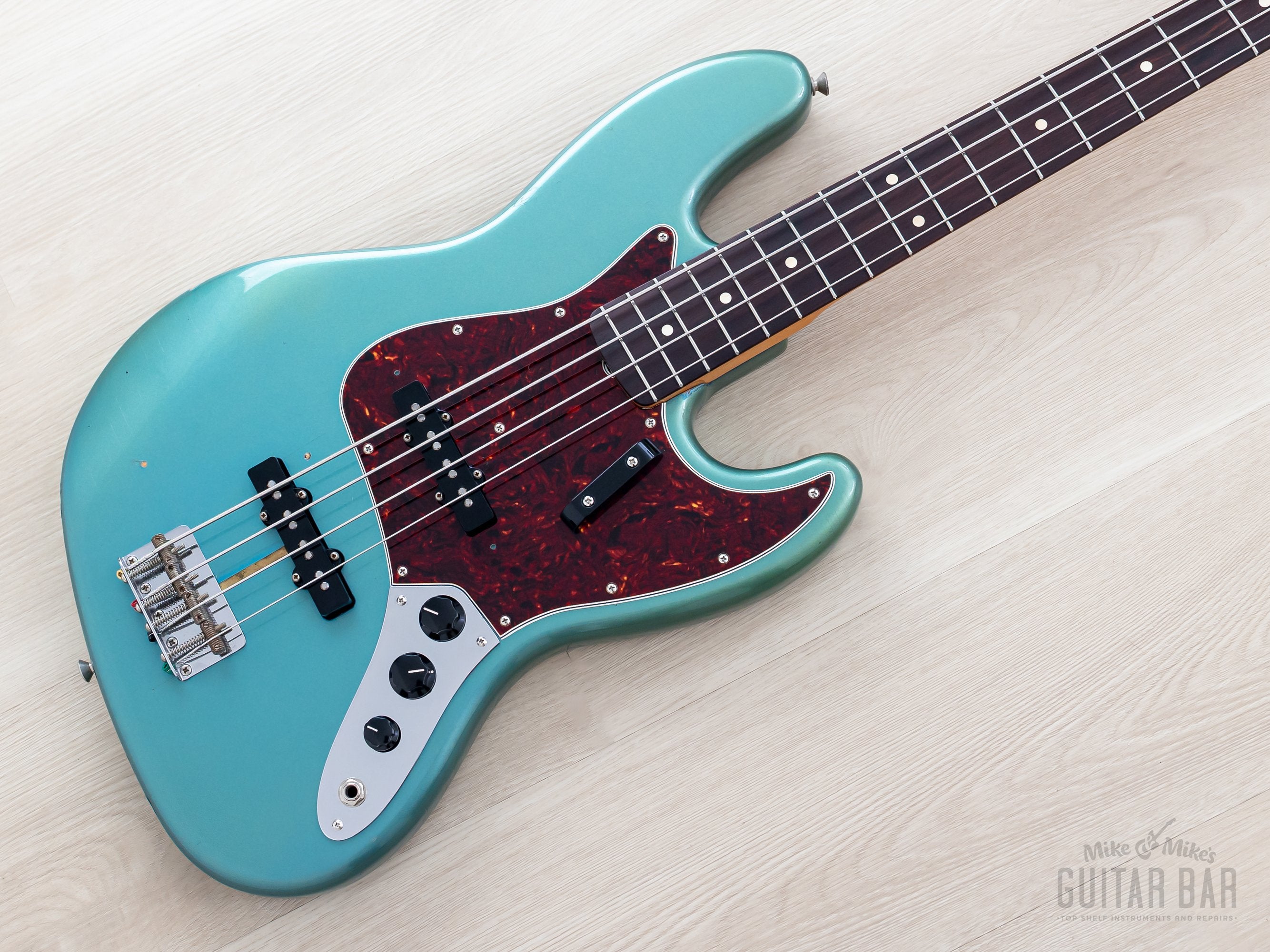 2000 Fender American Vintage '62 Jazz Bass Lake Placid Blue w/ Tweed C