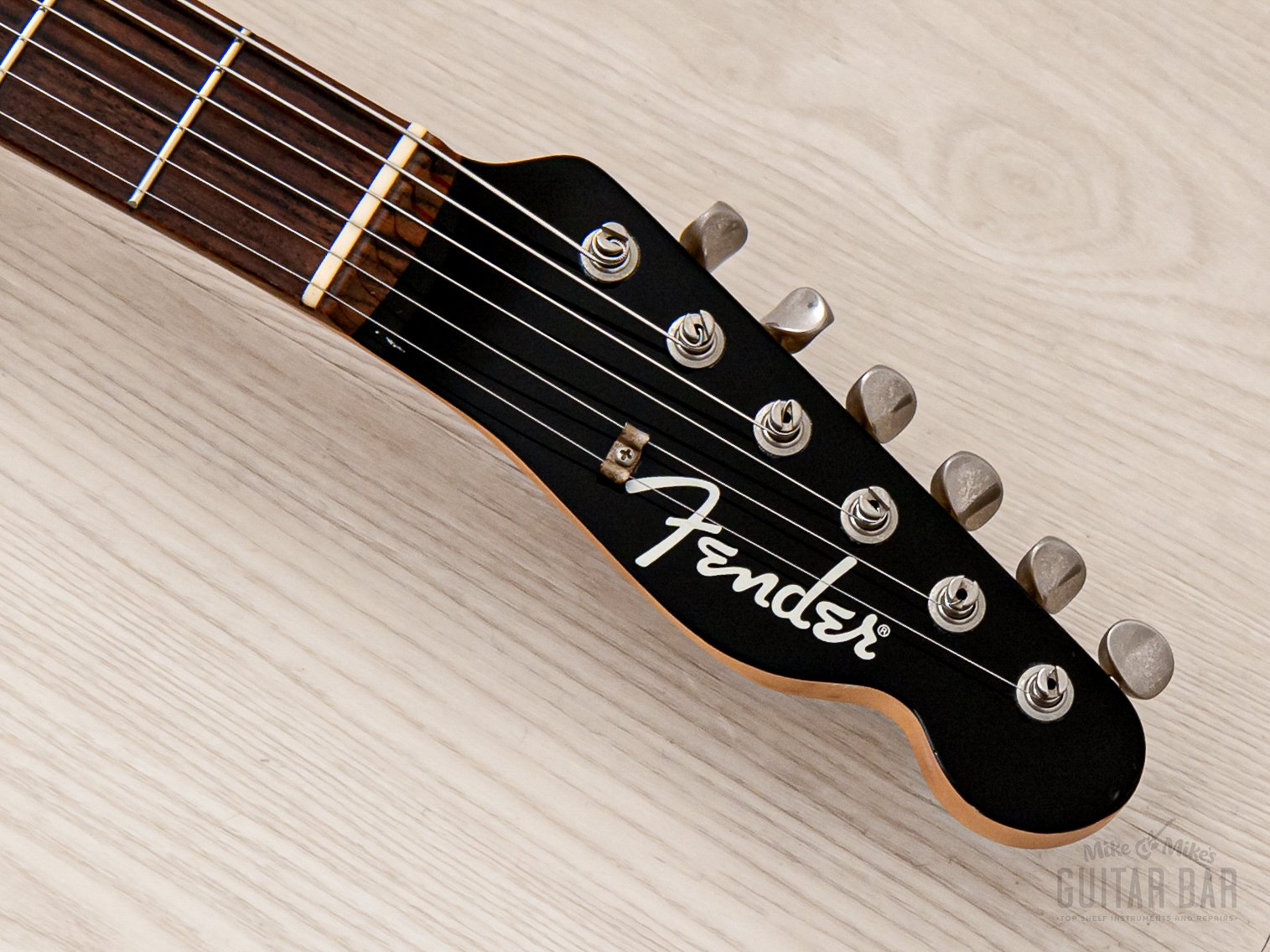 2008 Fender Telecaster TL62B-TX/MH, Black + Matching Headstock, Bound Top w/ USA Pickups, Japan CIJ