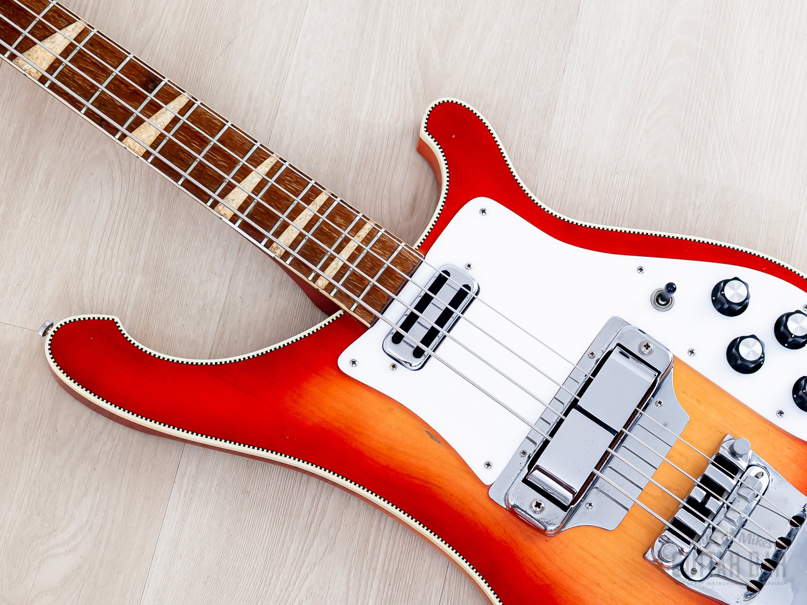 1965 Rickenbacker 4001 Vintage Neck Through Bass Fireglo w/ Case