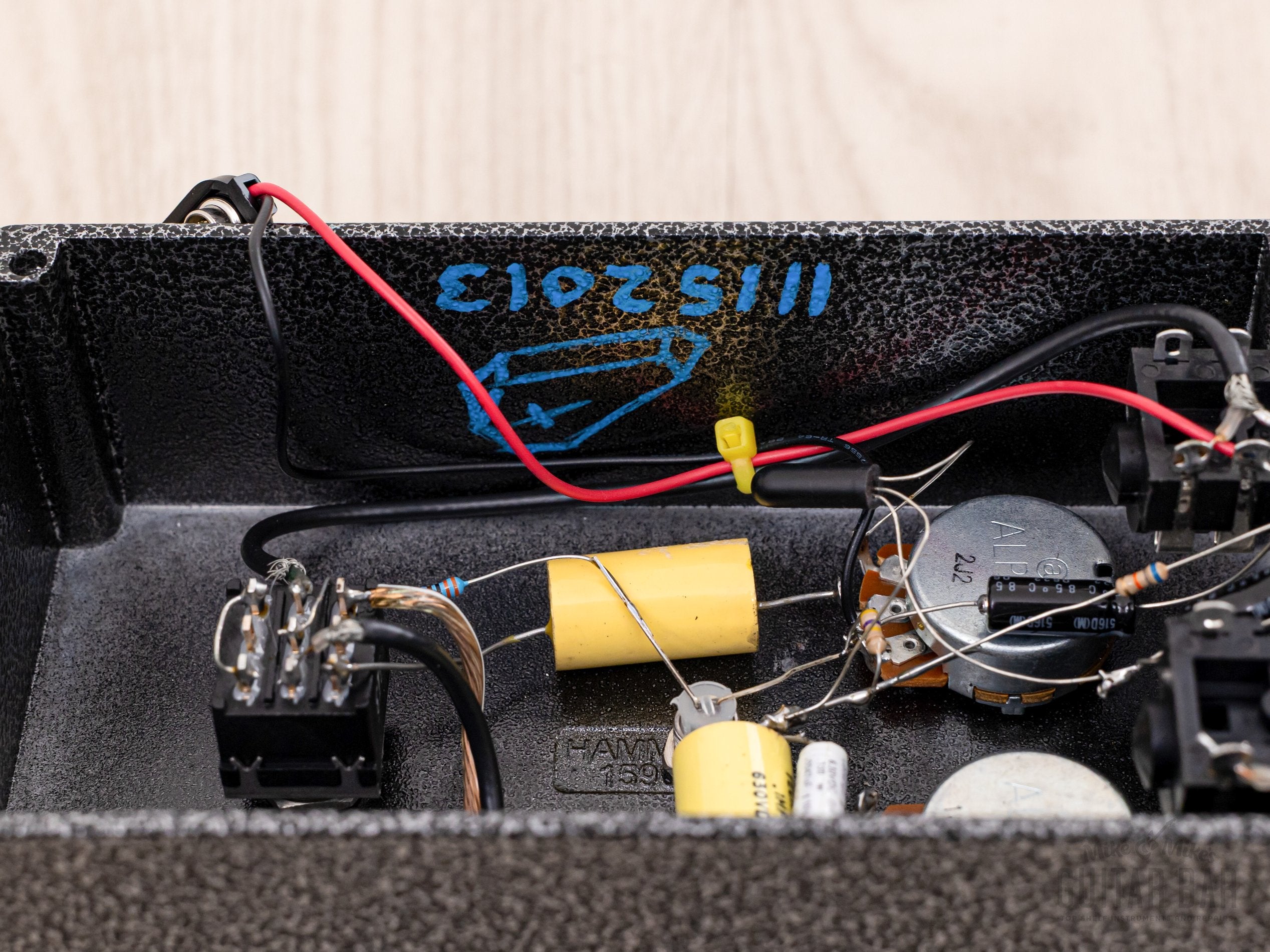2013 Dirge Electronics Custom Pigdog Driver-Style Treble Booster Effects Pedal, OC75 Germanium